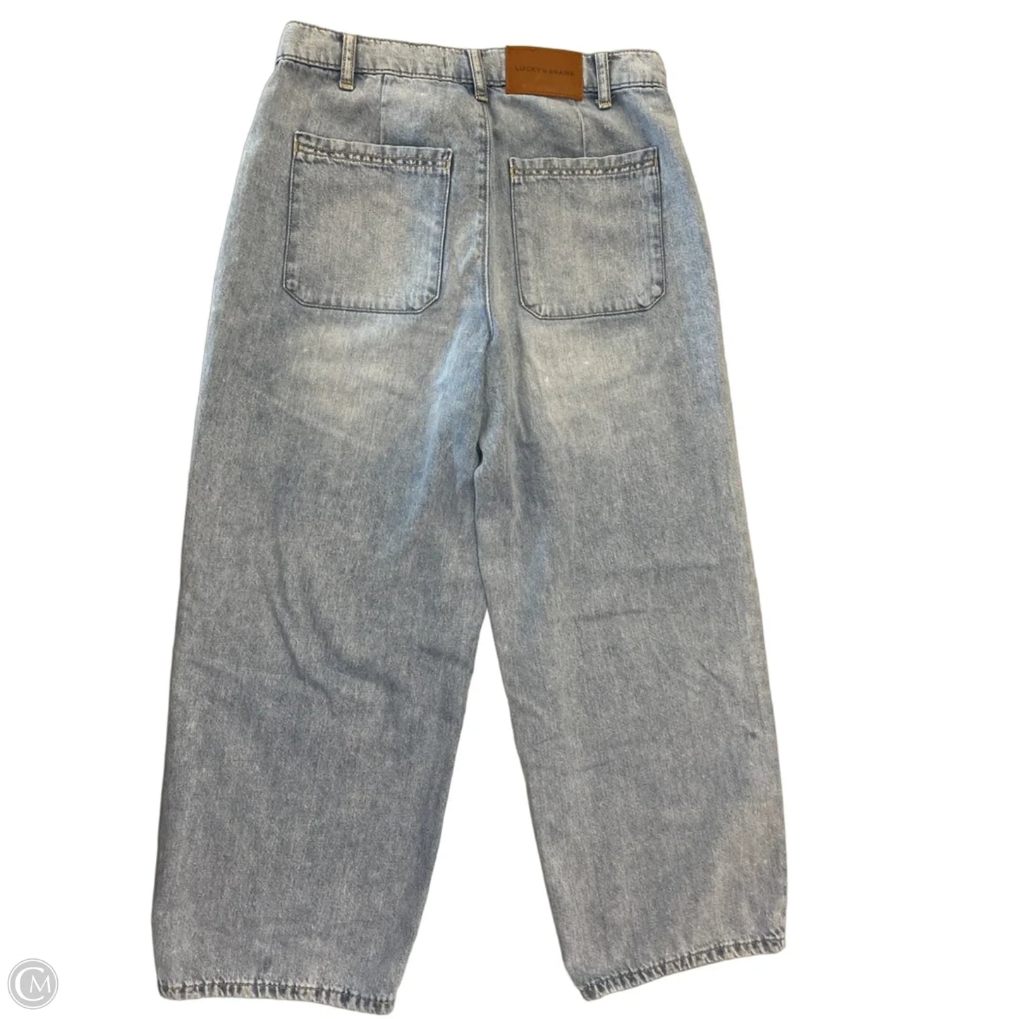 Jeans Wide Leg By Lucky Brand In Blue Denim, Size: 6