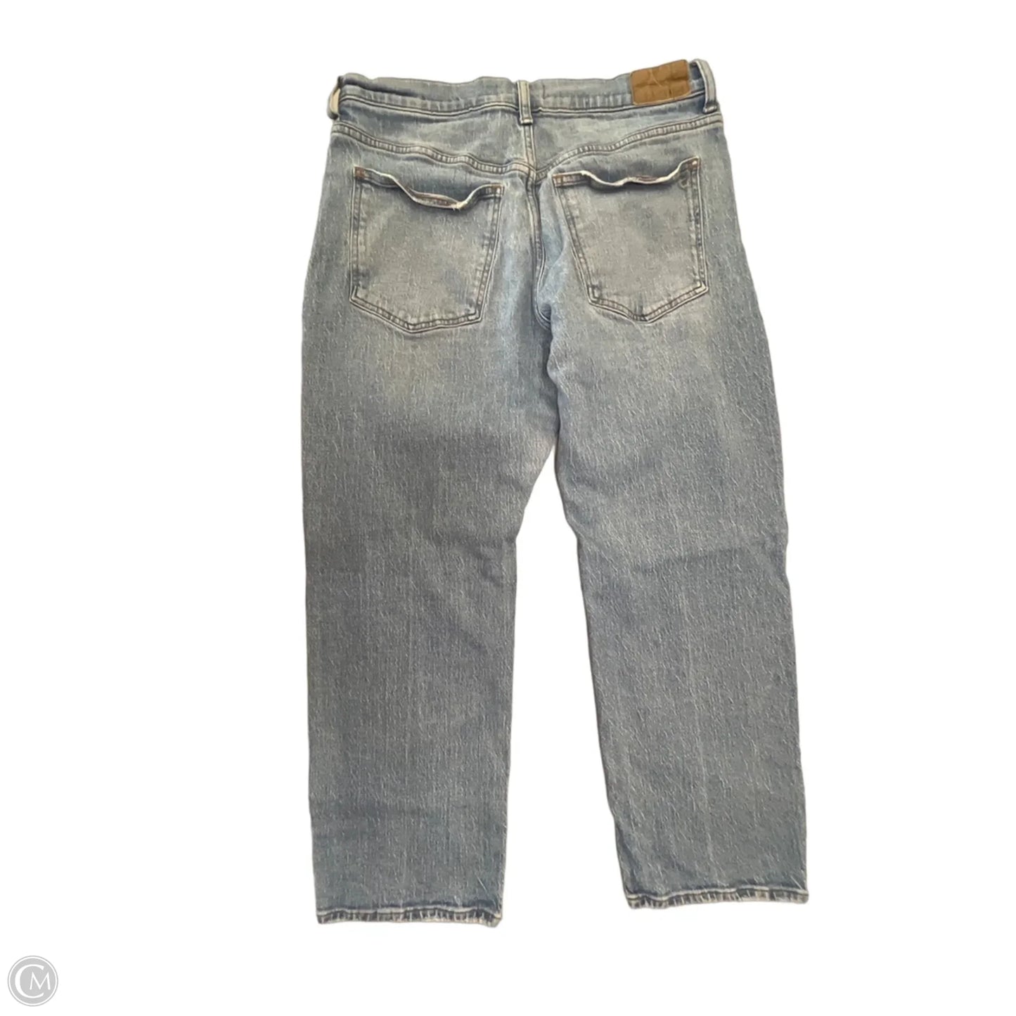 Jeans Straight By Madewell In Blue Denim, Size: 12p