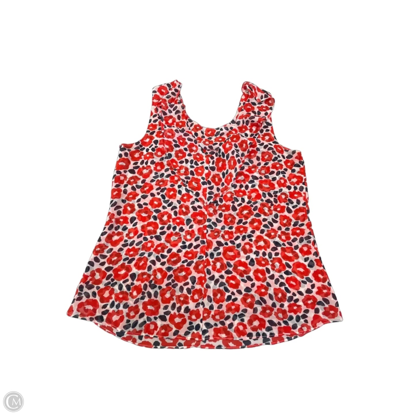 Blouse Sleeveless By Cabi In Floral Print, Size: S