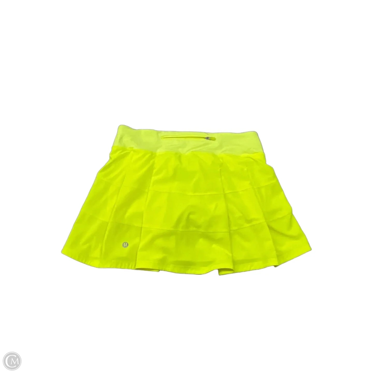 Athletic Skort By Lululemon In Yellow, Size: S