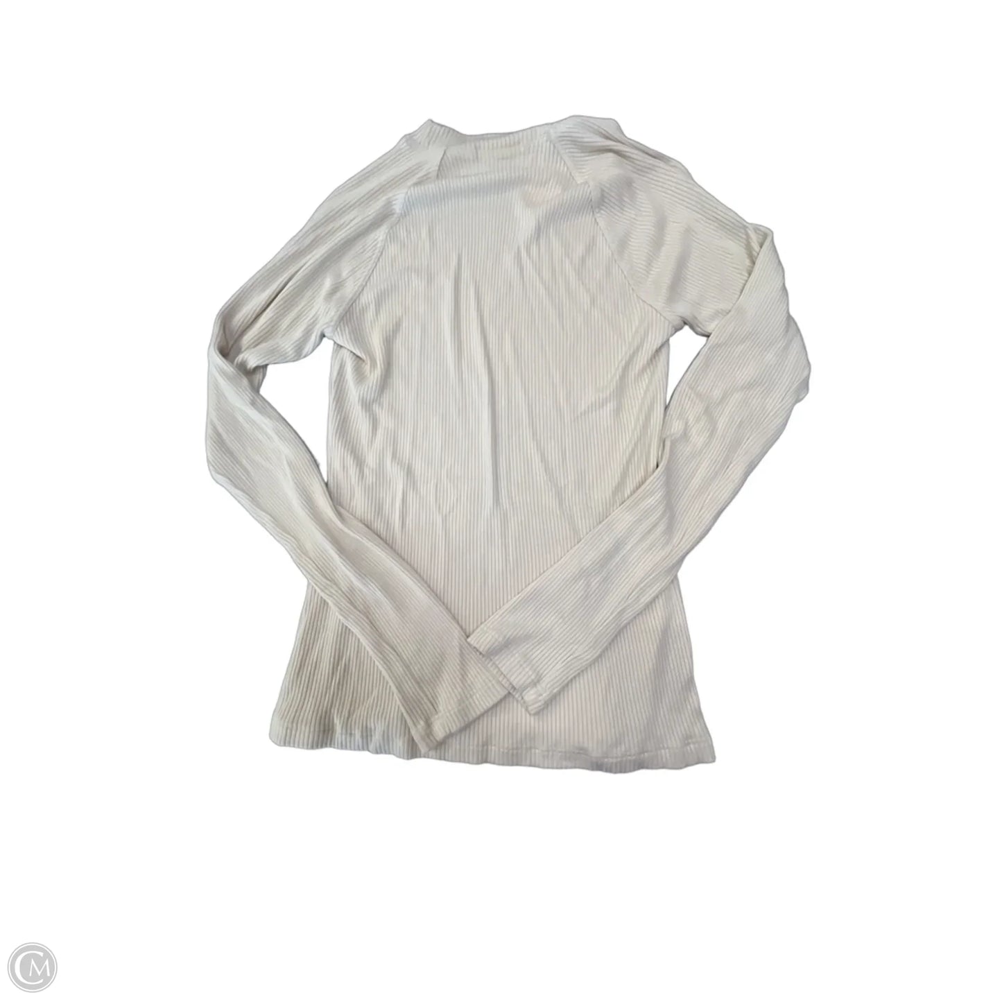 Top Long Sleeve By Beyond Yoga In Cream, Size: M