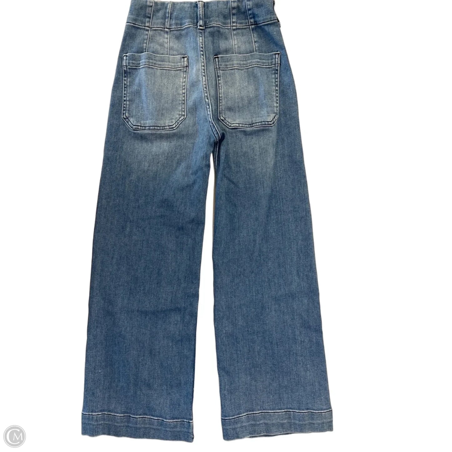 Jeans Wide Leg By Maeve In Blue Denim, Size: 00