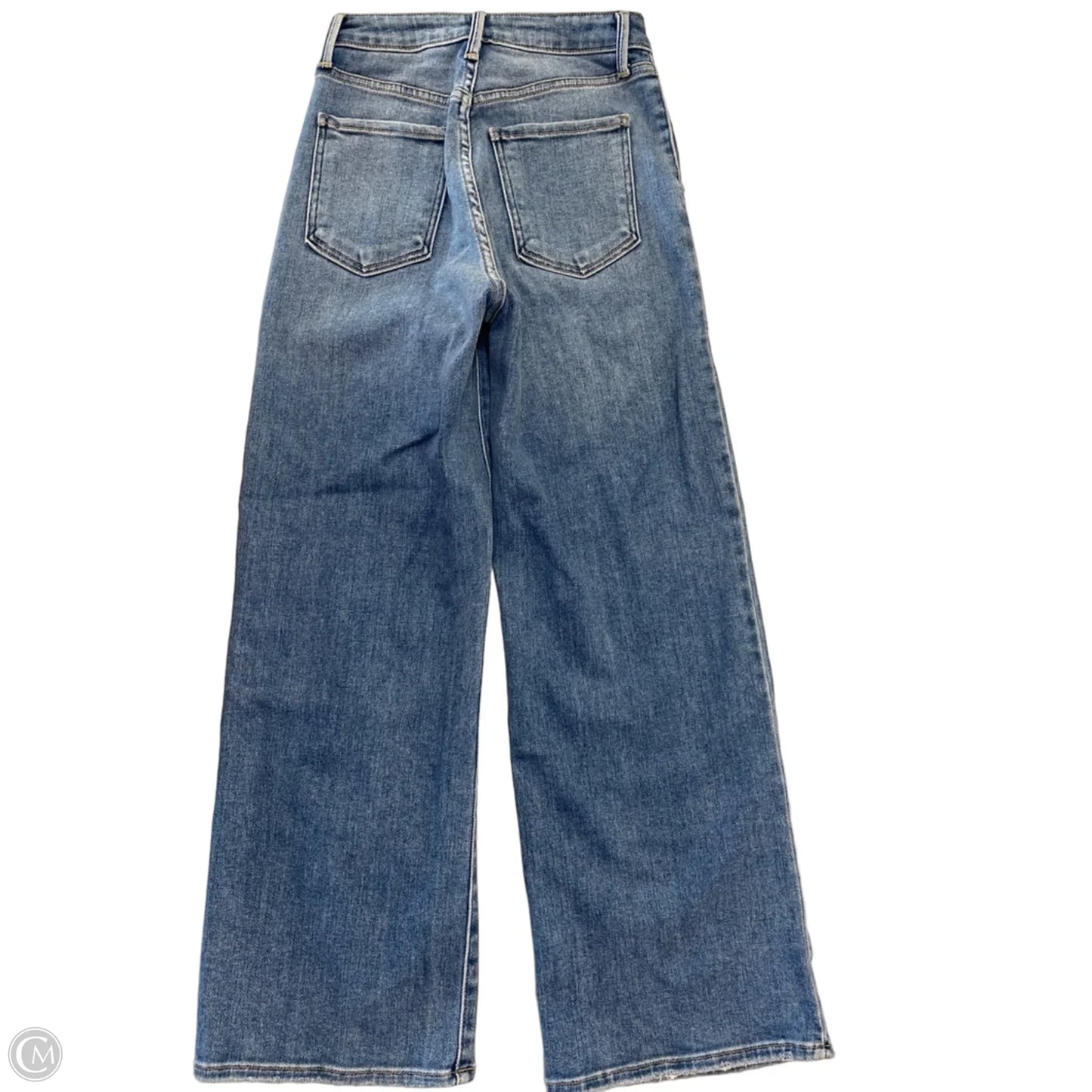 Jeans Wide Leg By Just Black In Blue Denim, Size: 00