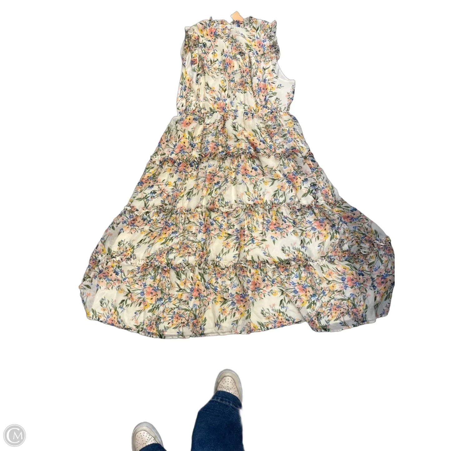 Dress Casual Maxi By Eloquii In Floral Print, Size: 1x