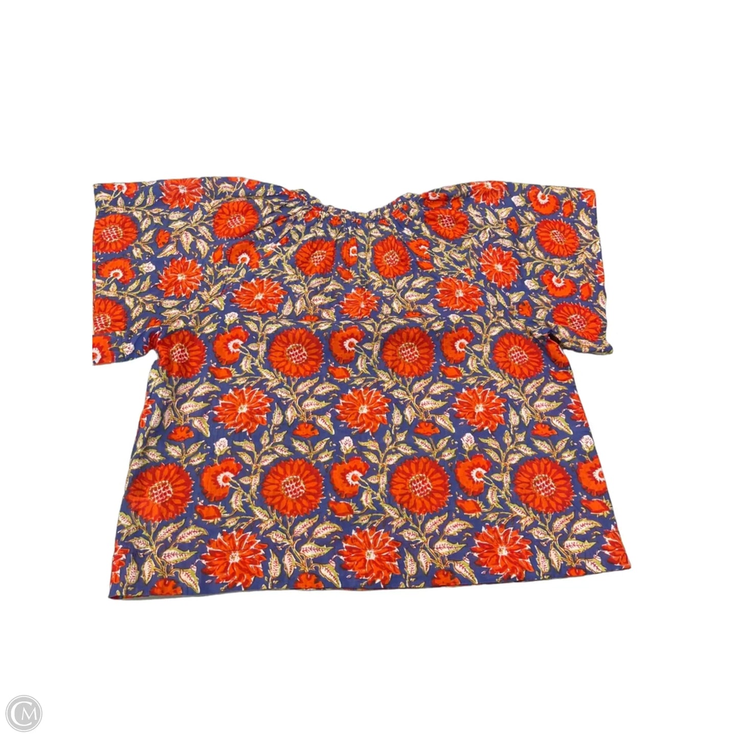 Top Short Sleeve By Velvet By Graham & Spencer In Floral Print, Size: S