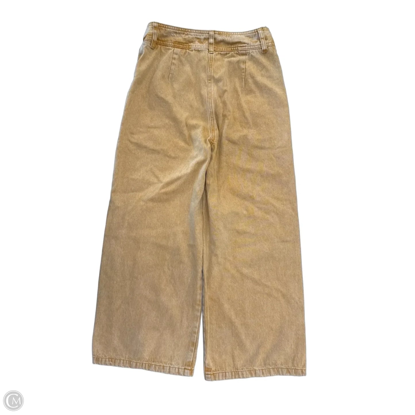 Jeans Wide Leg By Frnch In Yellow Denim, Size: 4