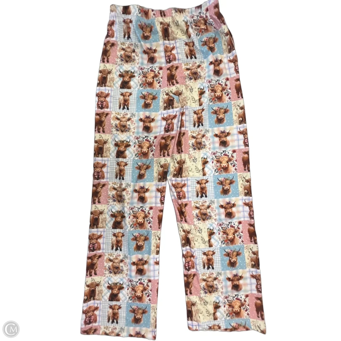 Pajama Pants By Clothes Mentor In Animal Print, Size: L