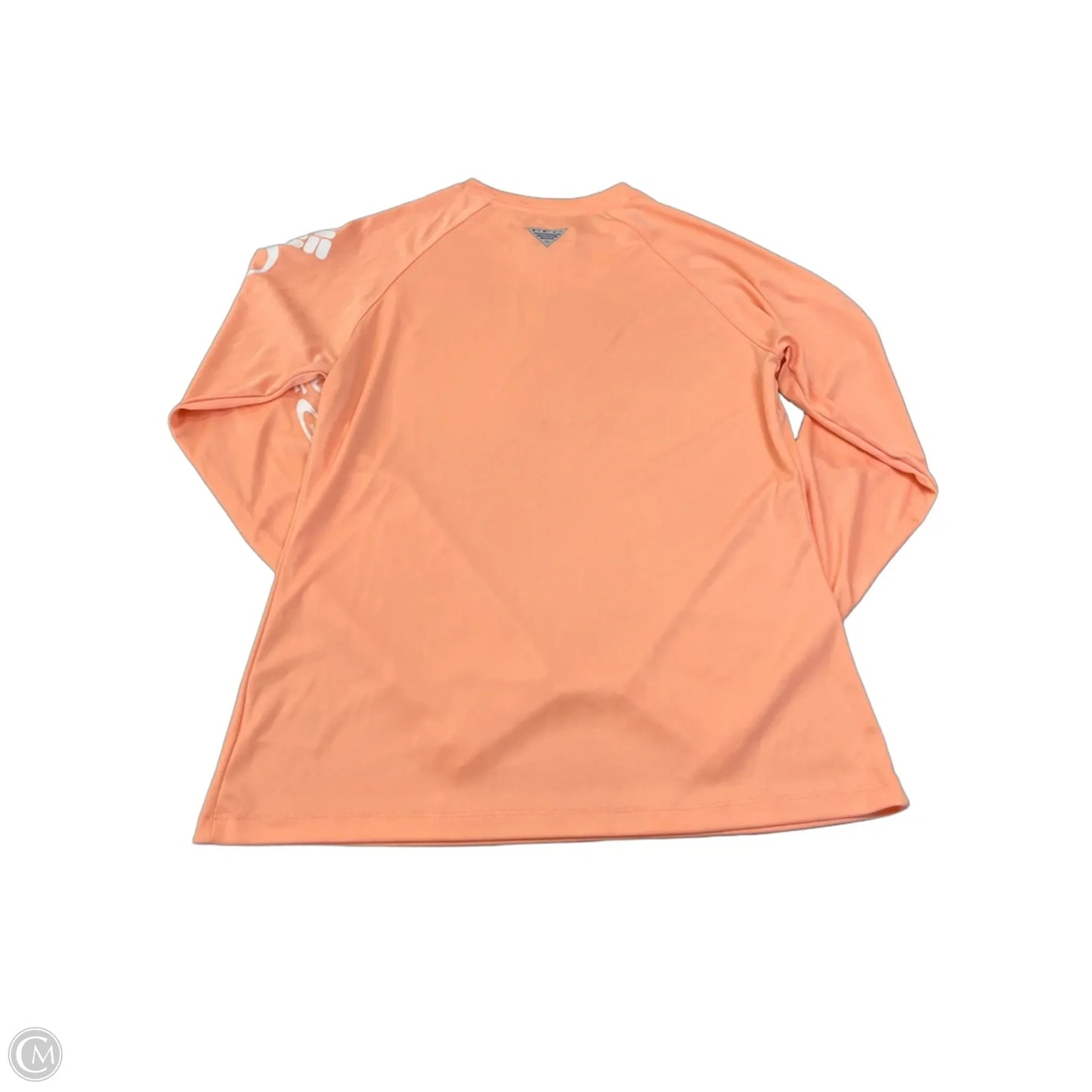 Athletic Top Long Sleeve Crewneck By Columbia In Orange, Size: S