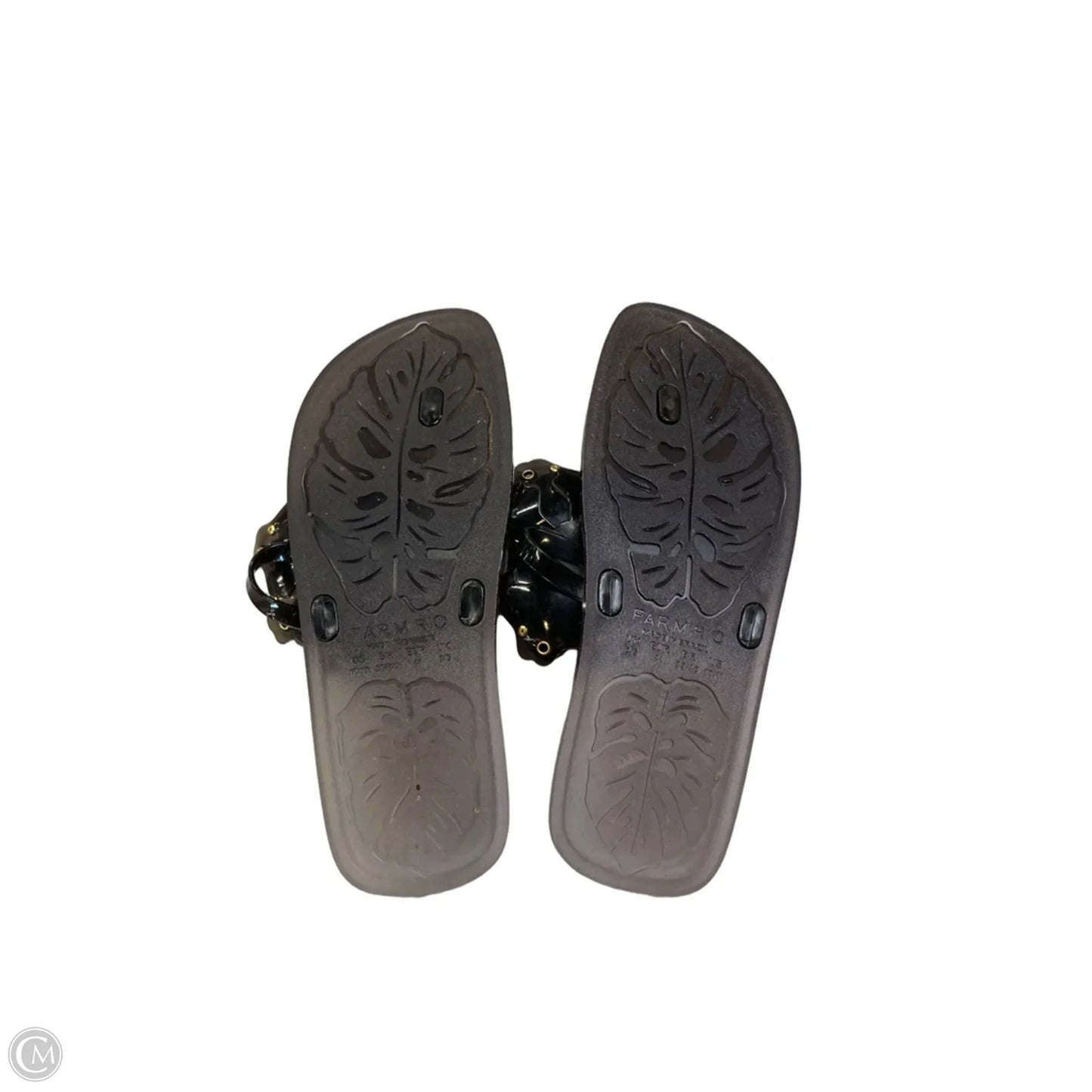 Sandals Flip Flops By Farm Rio In Ombre Print, Size: 10.5