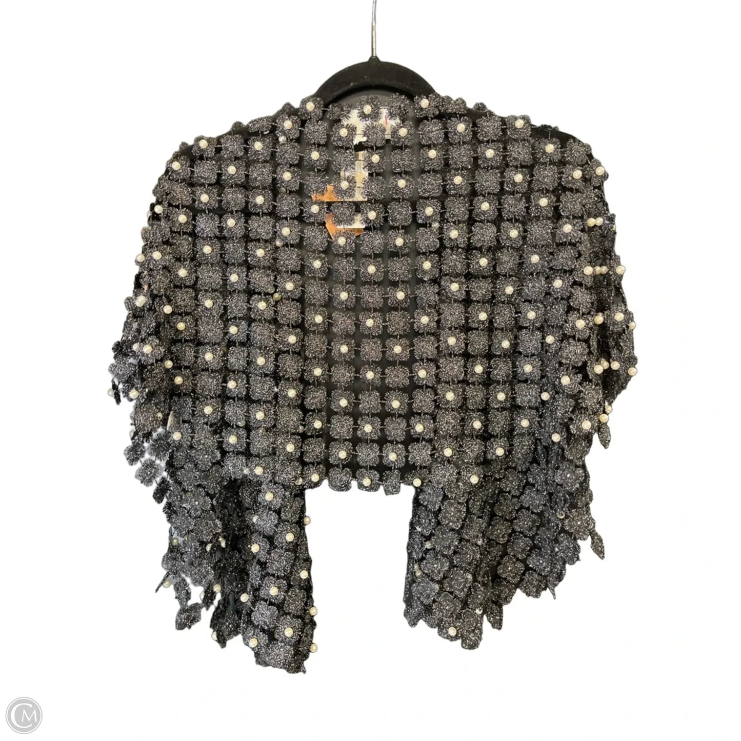 Shawl By Anthropologie In Black & White, Size: Osfm