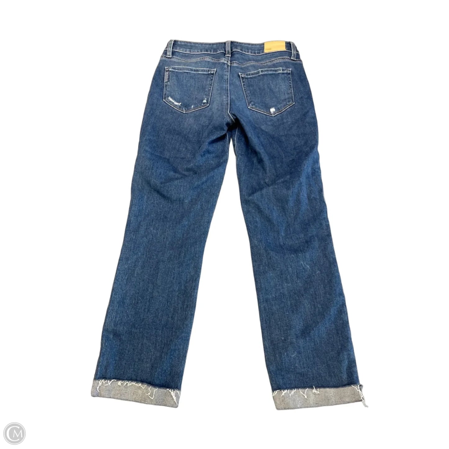 Jeans Cropped By Paige In Blue Denim, Size: 0