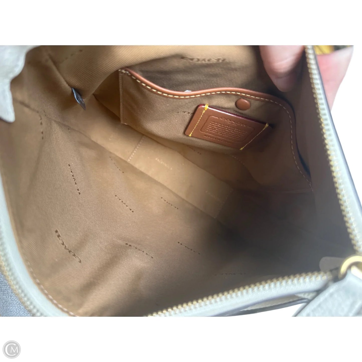 Crossbody Designer By Coach, Size: Medium