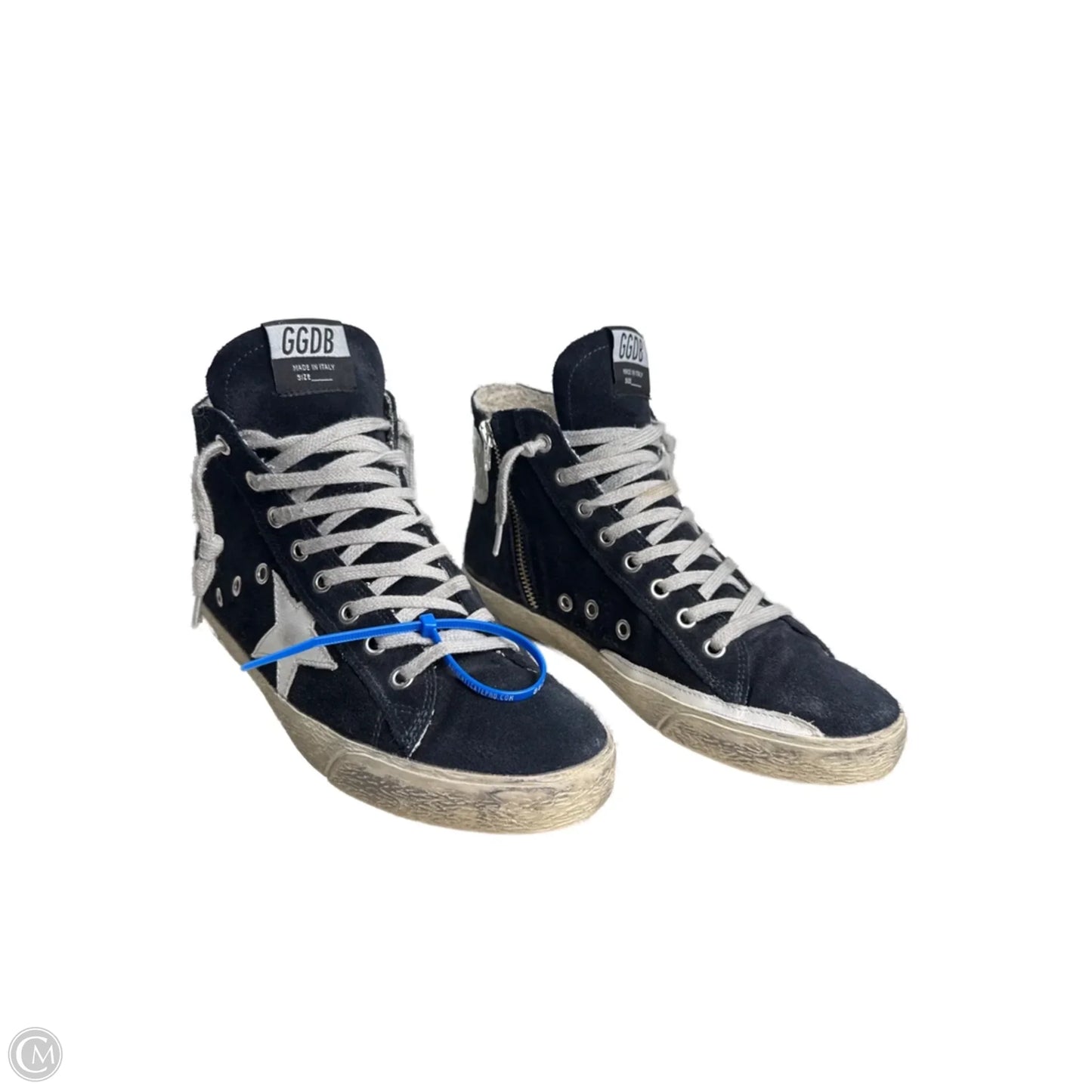 Shoes Luxury Designer By Golden Goose In Black, Size: 8