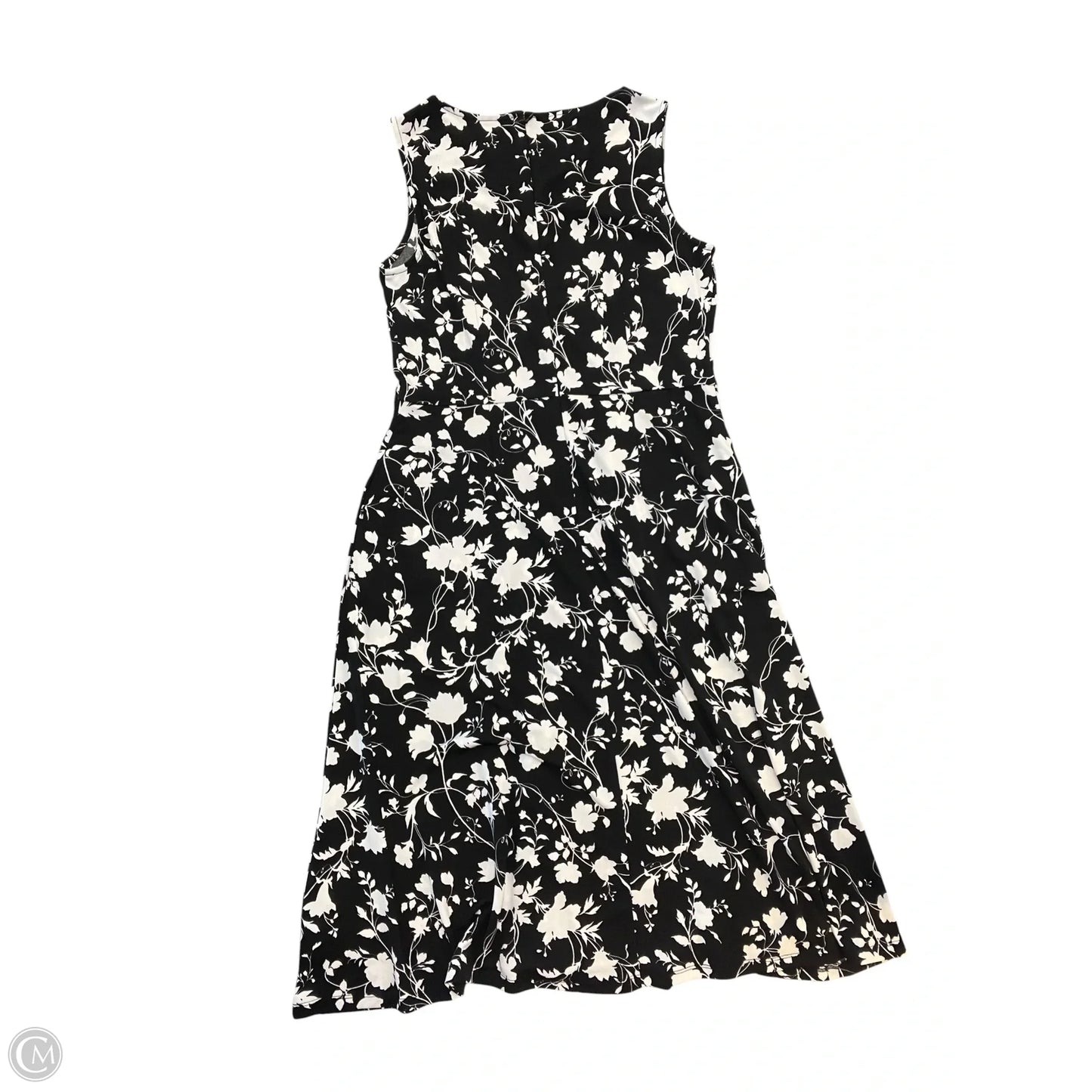 Dress Casual Midi By Talbots In Floral Print, Size: M