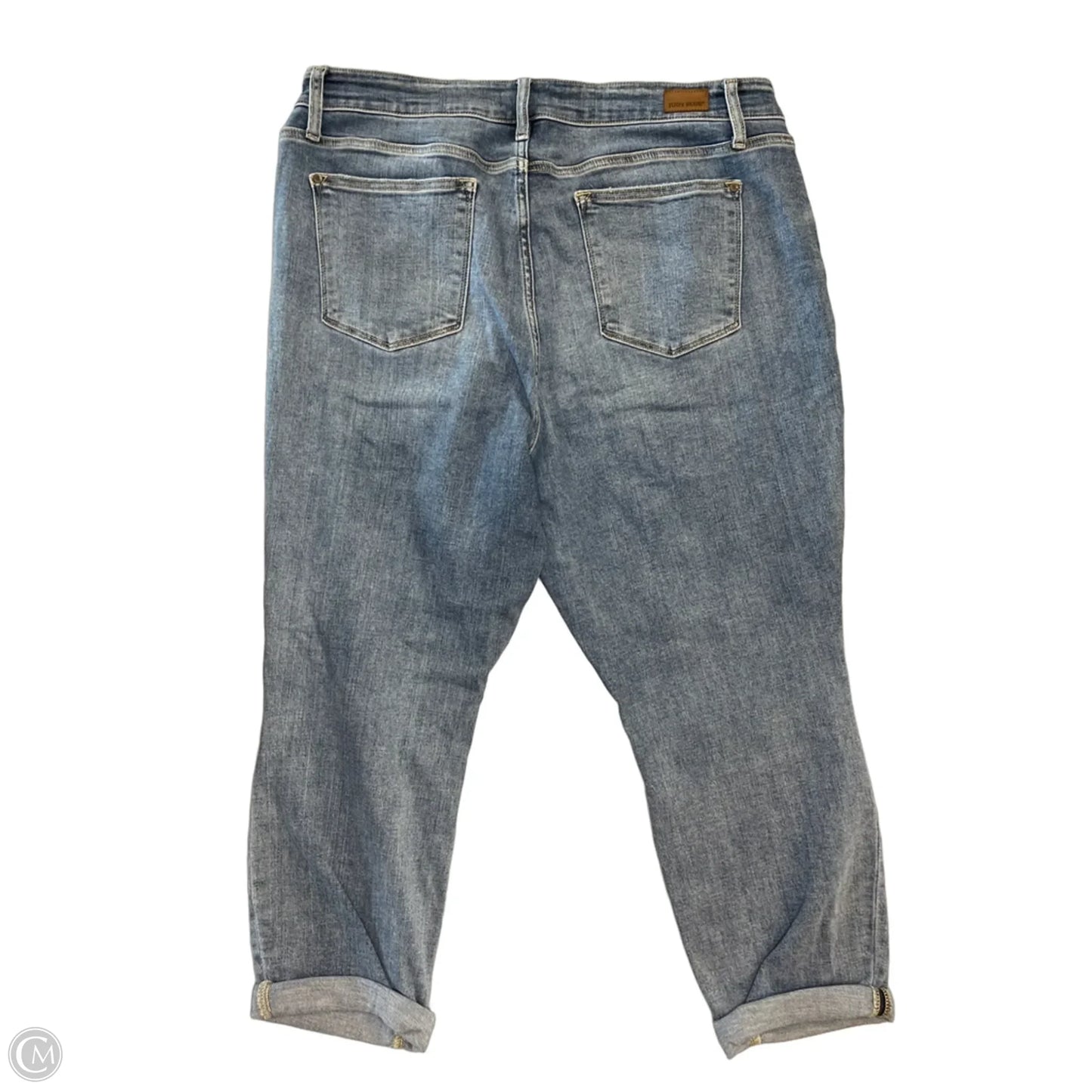 Jeans Boyfriend By Judy Blue In Blue Denim, Size: 20