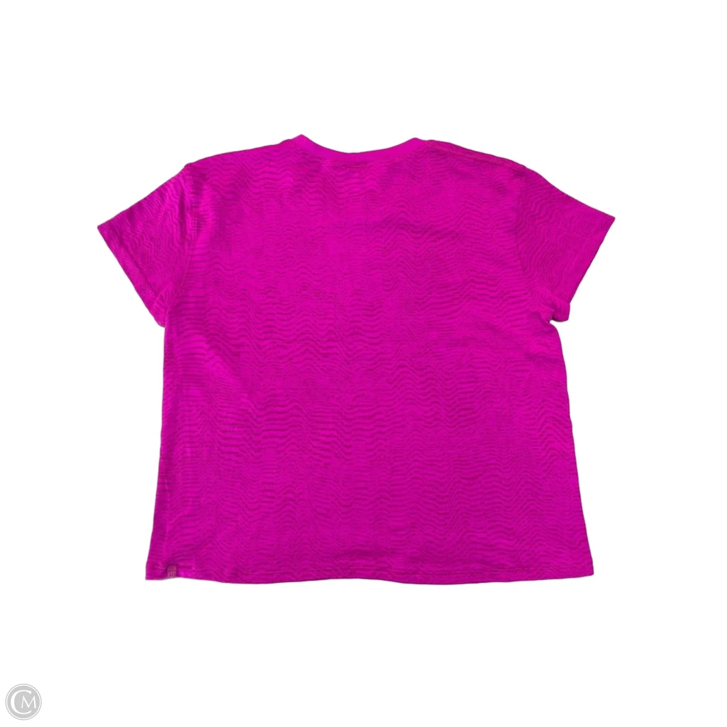 Athletic Top Short Sleeve By Lululemon In Purple, Size: L