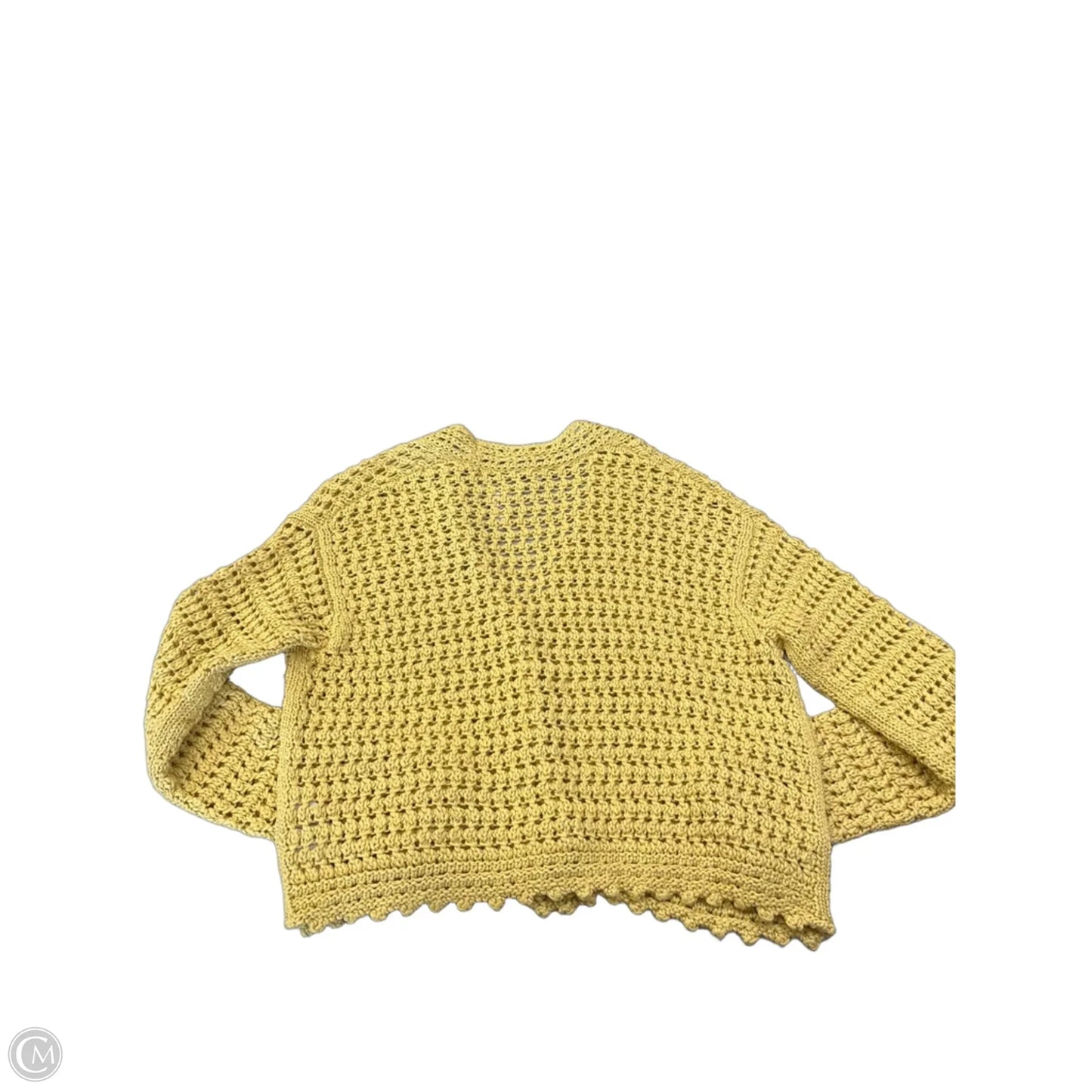 Cardigan By Vince In Yellow, Size: Xs