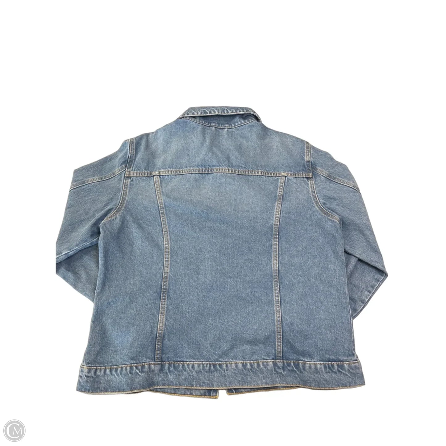 Jacket Denim By Hudson In Blue Denim, Size: 1x