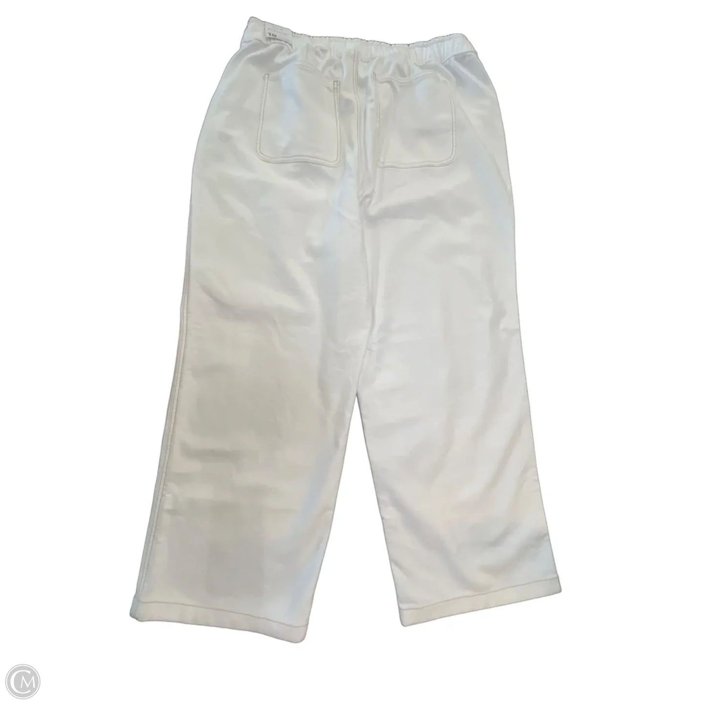 Pants Wide Leg By Lane Bryant In White, Size: 2x
