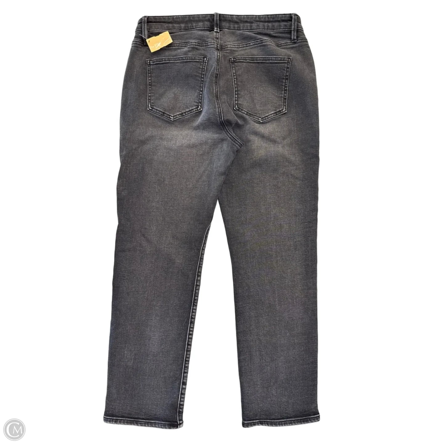 Jeans Straight By Ann Taylor In Black Denim, Size: 10