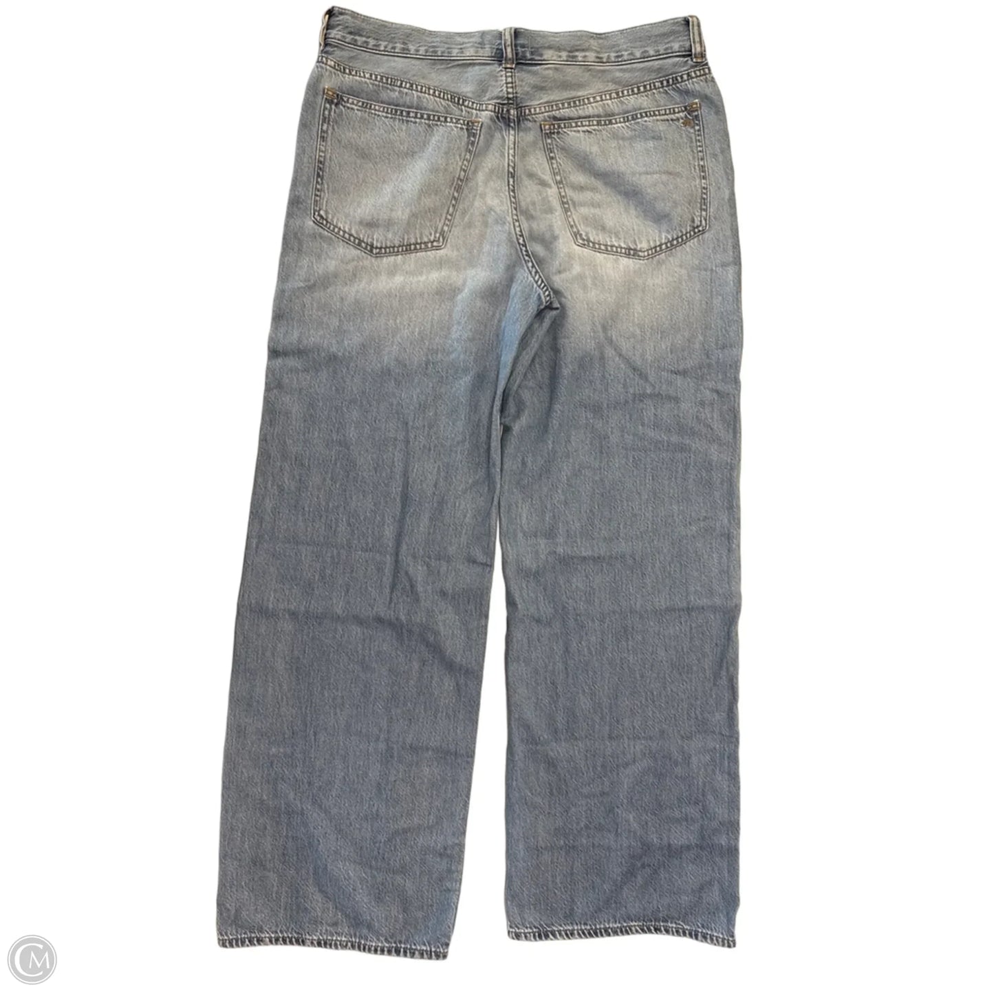 Jeans Wide Leg By Madewell In Blue Denim, Size: 8