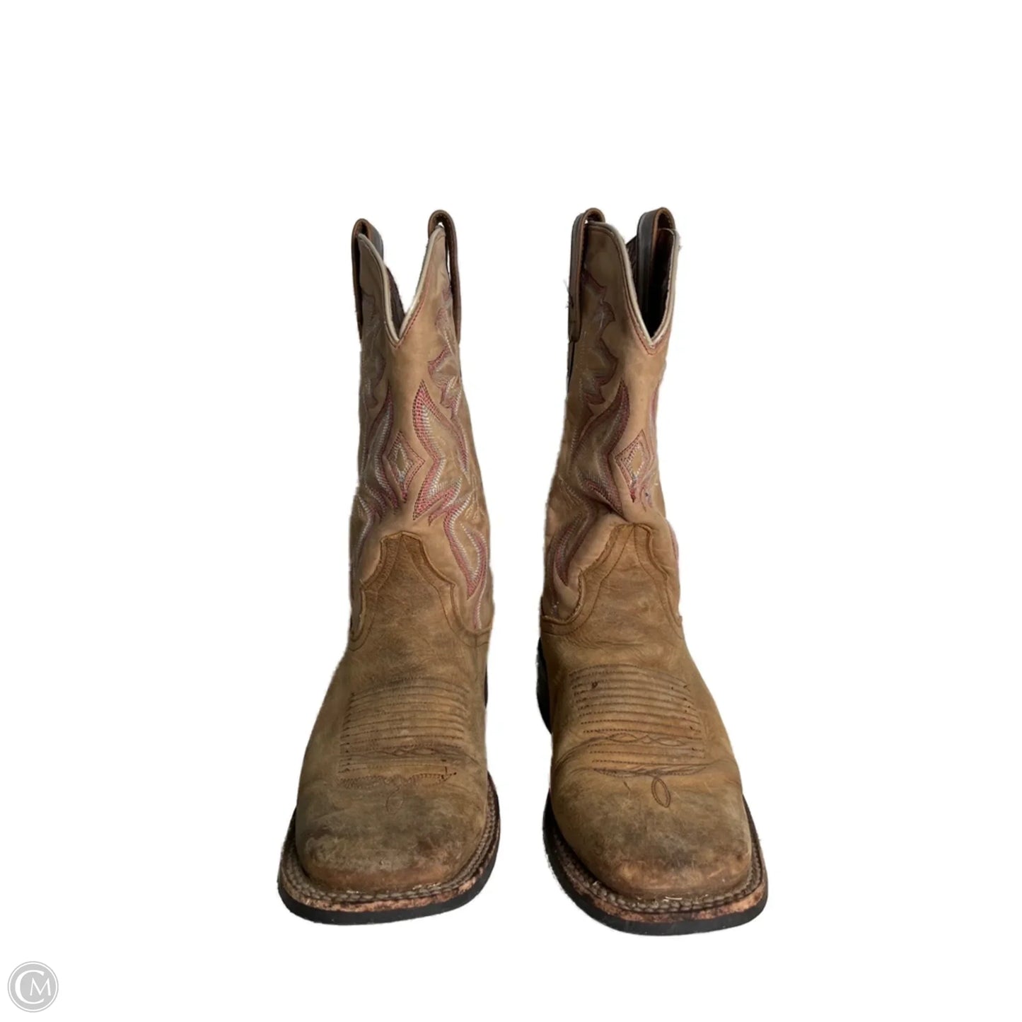 Boots Mid-calf Flats By Dan Post In Brown, Size: 7