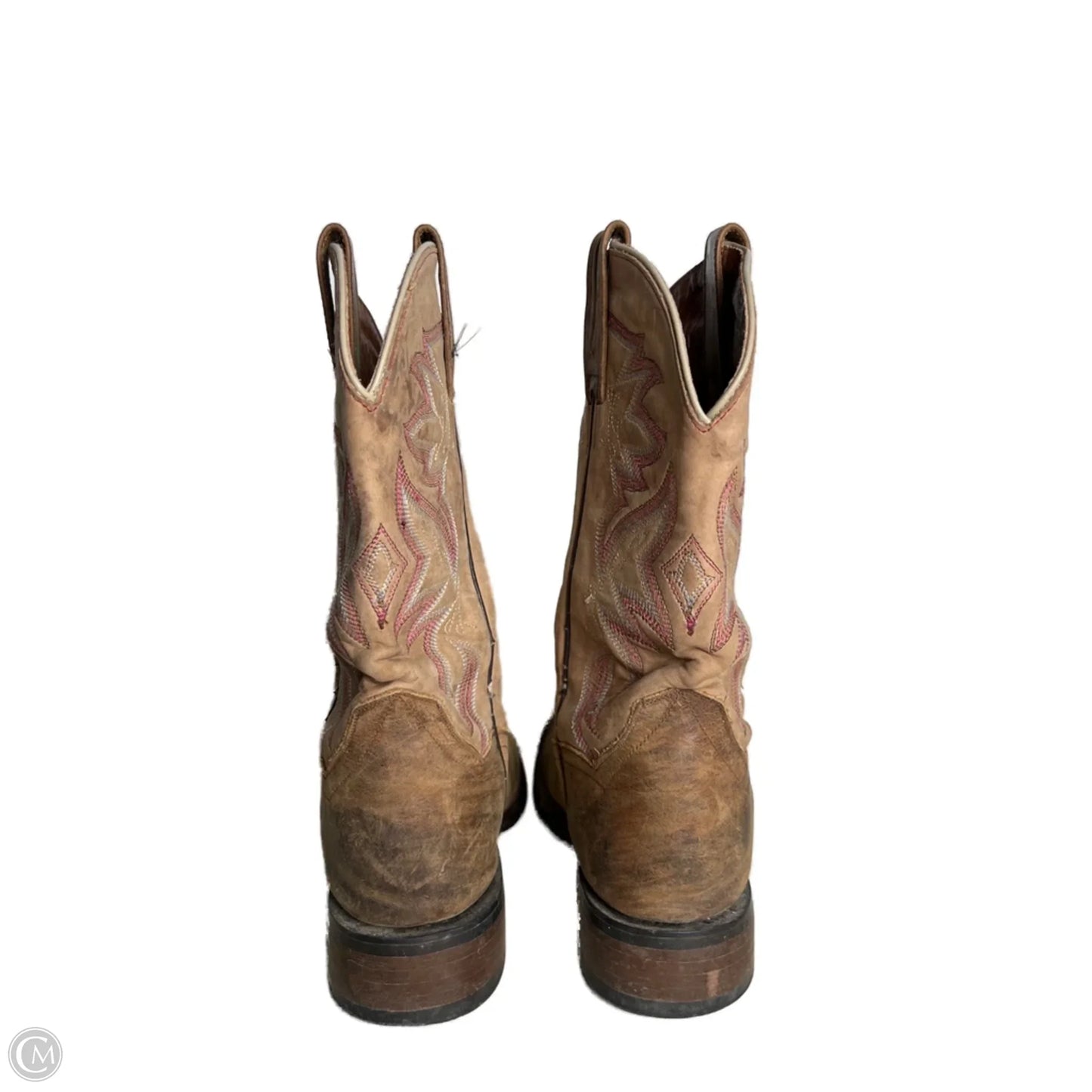 Boots Mid-calf Flats By Dan Post In Brown, Size: 7