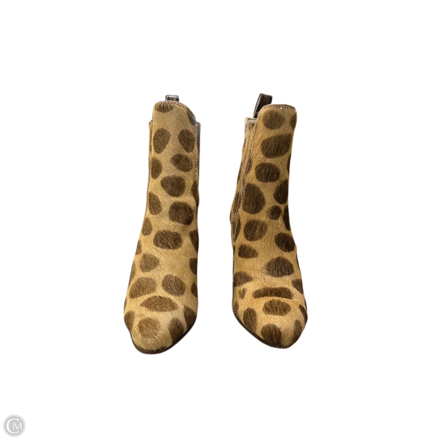 Boots Mid-calf Heels By Freebird In Animal Print, Size: 6