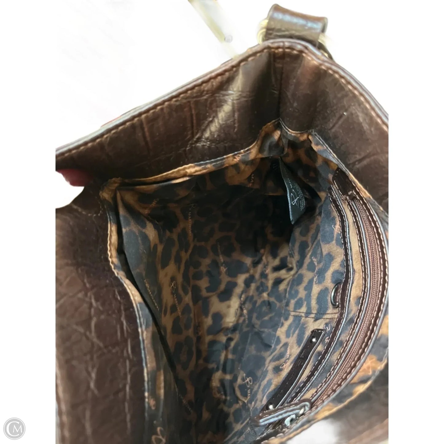 Crossbody Leather By B. Makowsky, Size: Medium