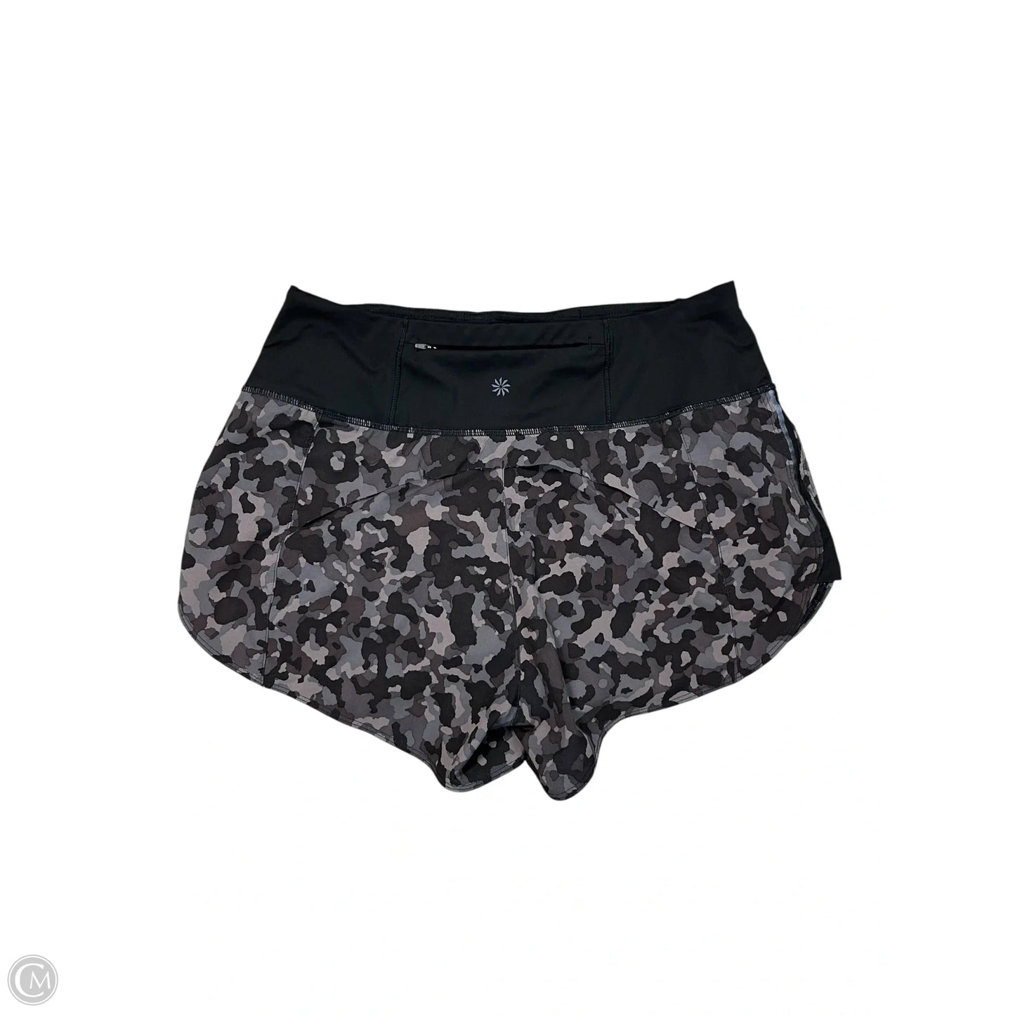 Athletic Shorts By Athleta In Camouflage Print, Size: S
