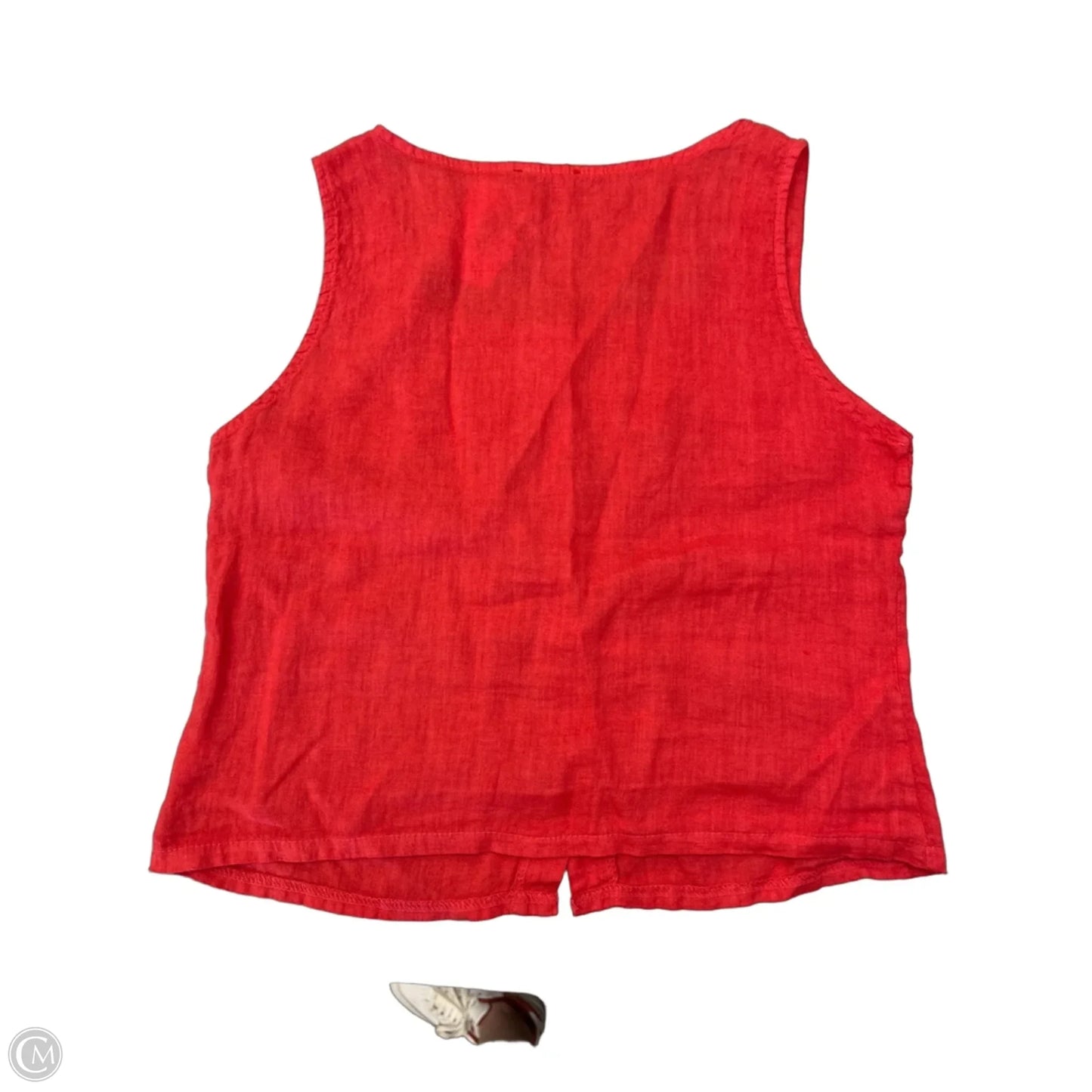 Top Sleeveless By Clothes Mentor In Red, Size: M