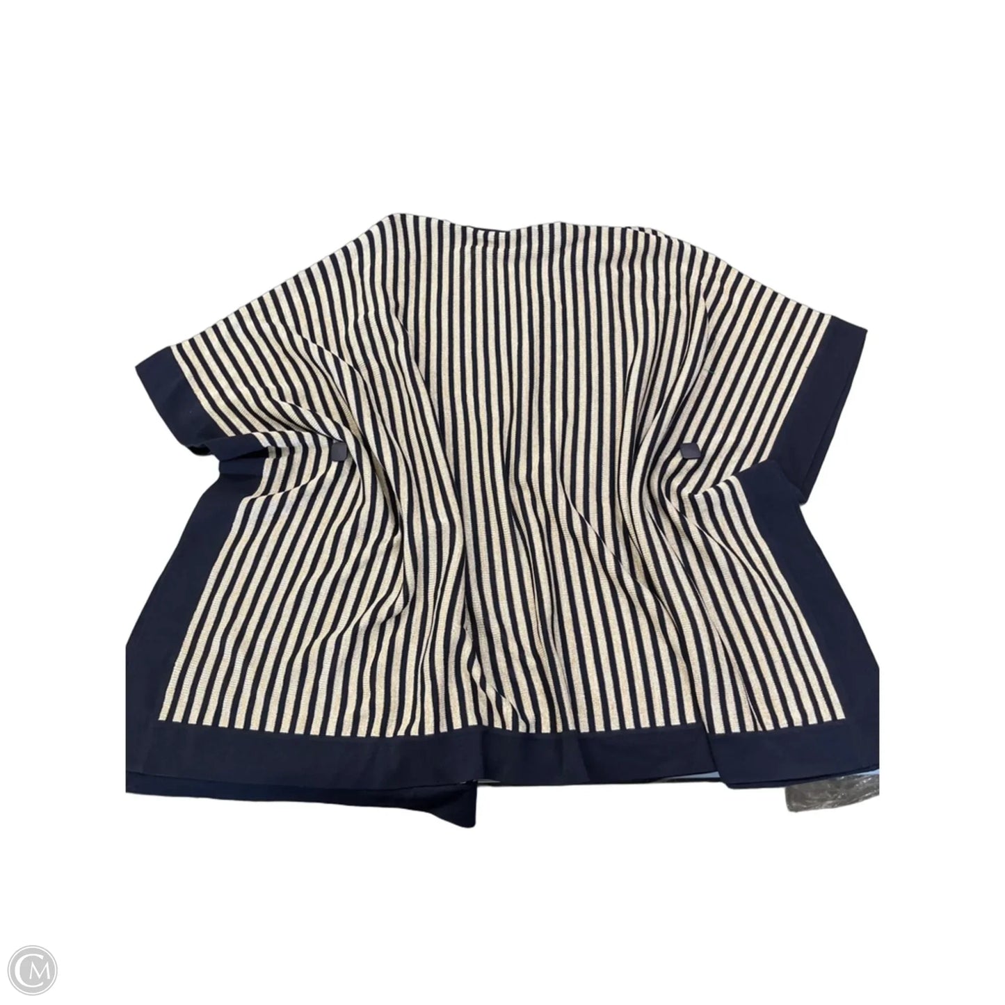 Cardigan By Misook In Blue & Gold, Size: S