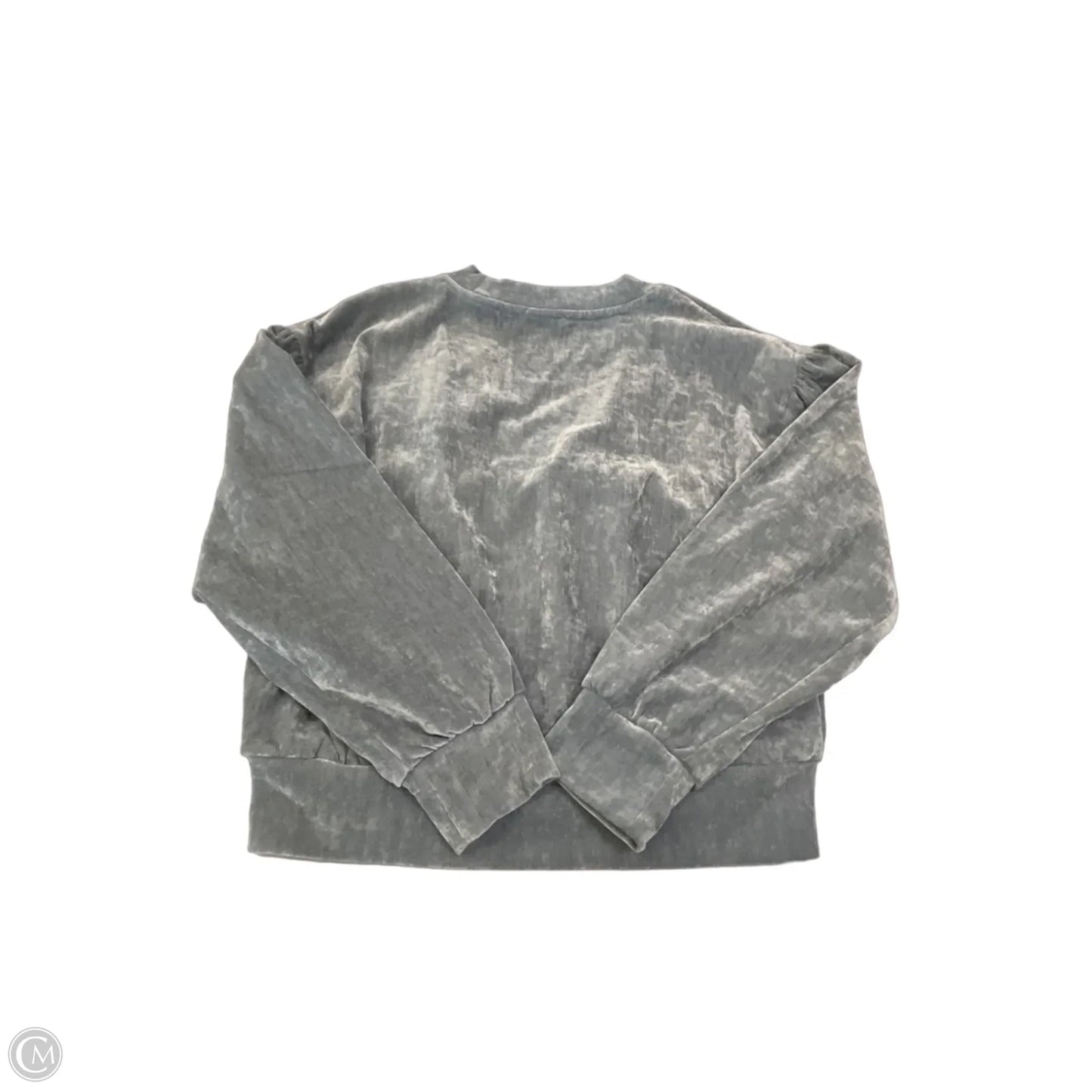 Top Long Sleeve By Evereve In Grey, Size: M