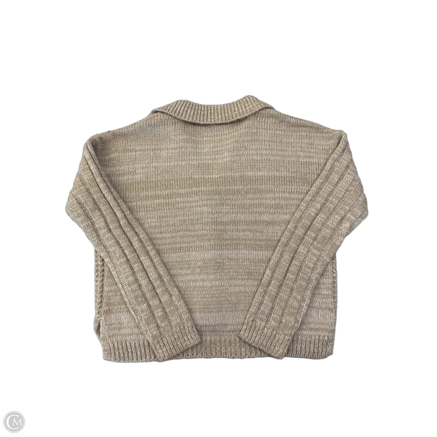 Sweater By Freshman In Tan, Size: Xs