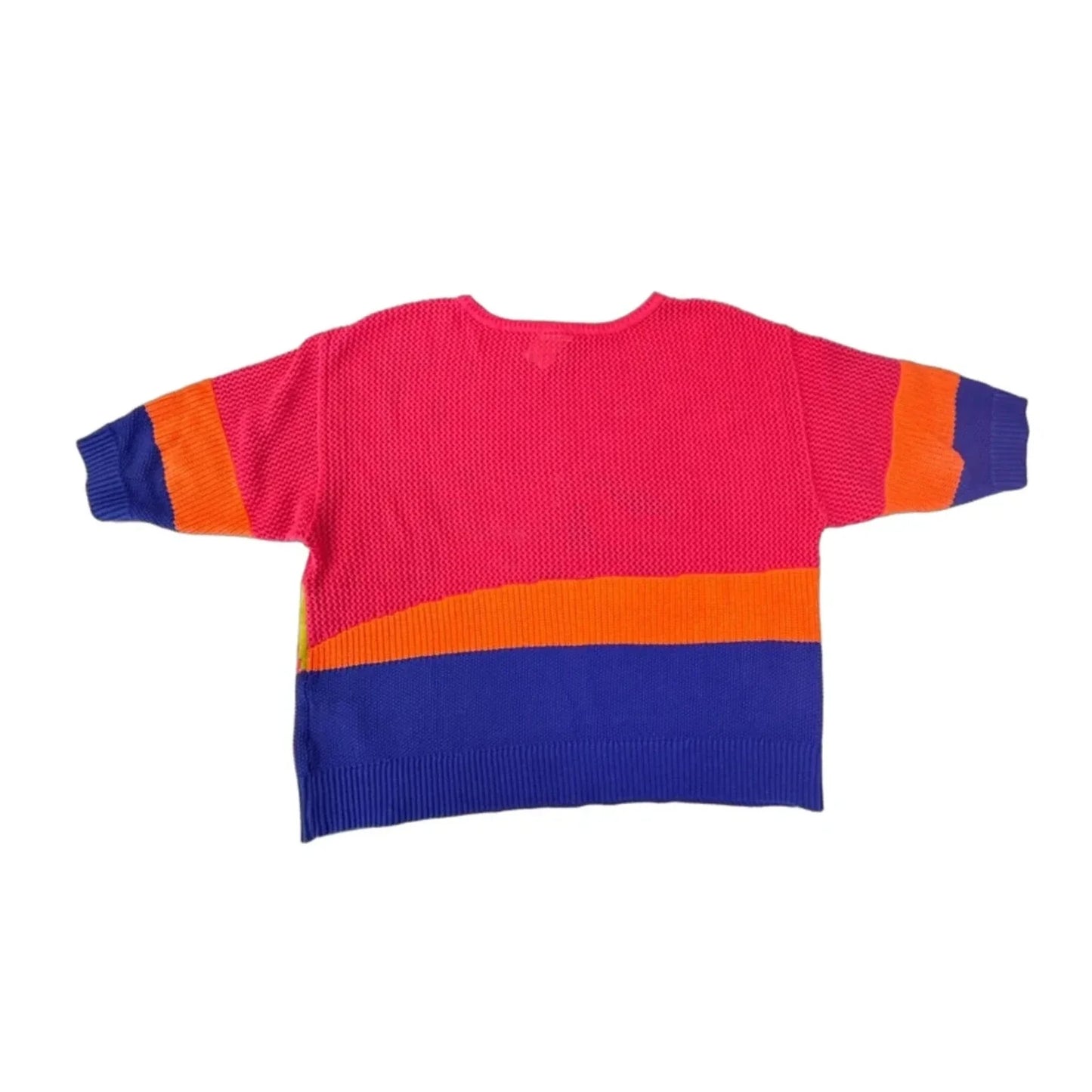 Sweater Short Sleeve By Tribal In Pink, Size: L