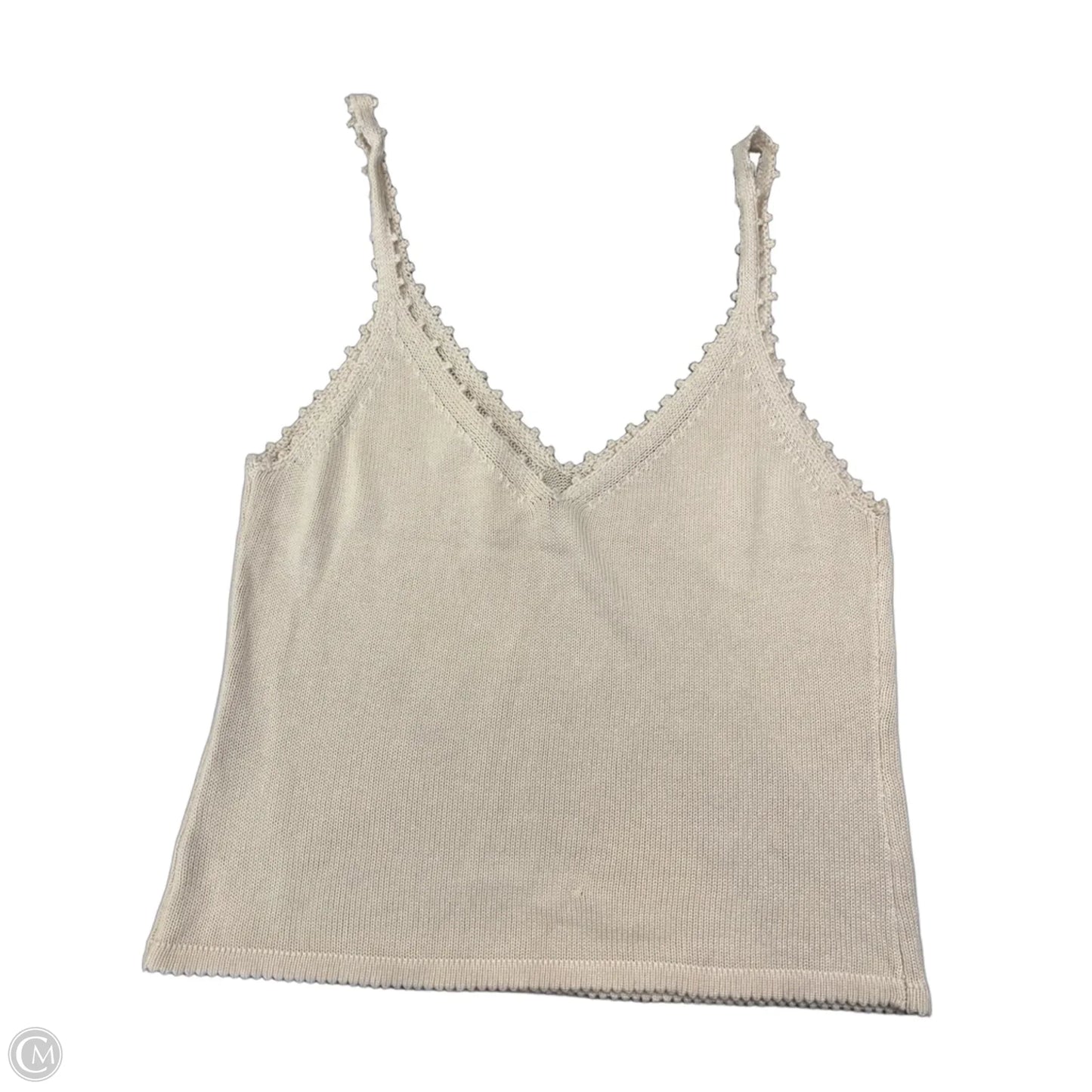 Top Sleeveless By Reformation In Cream, Size: S
