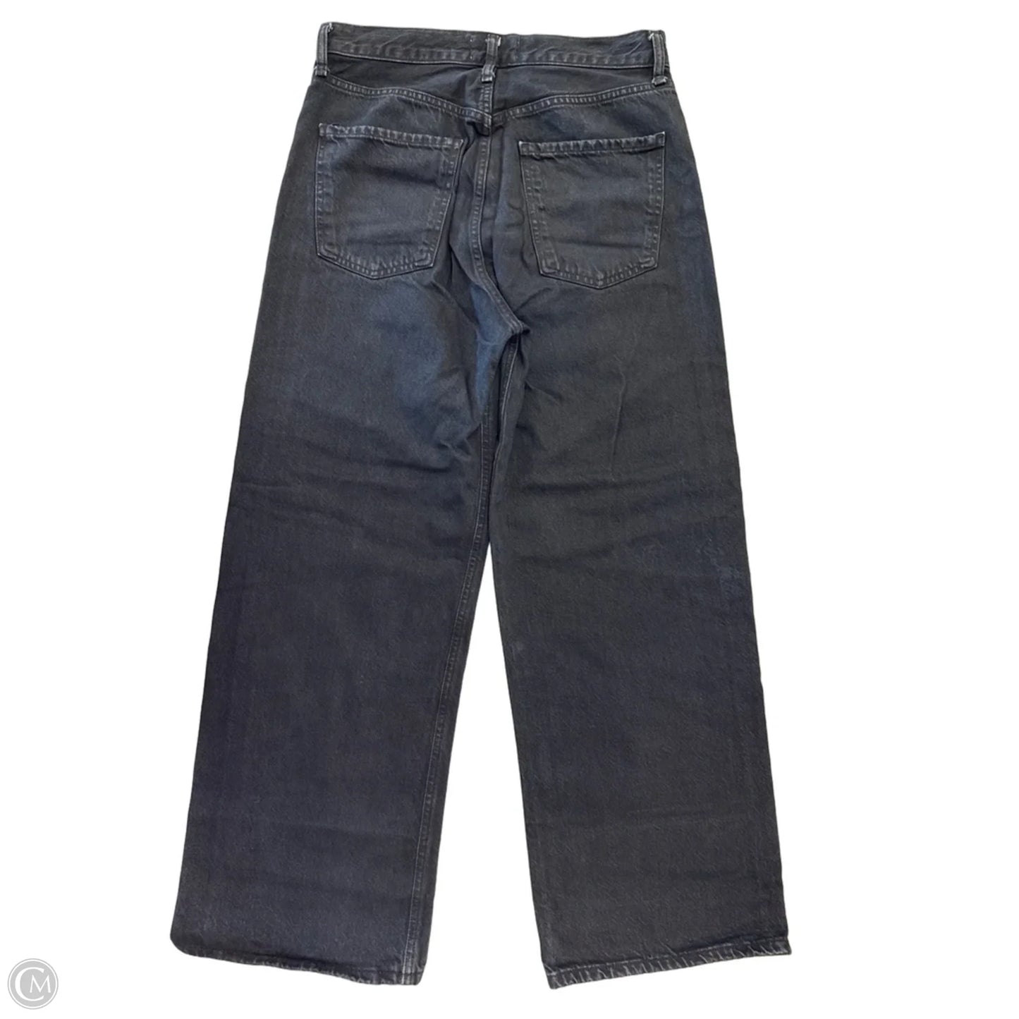 Jeans Wide Leg By Agolde In Black, Size: 6