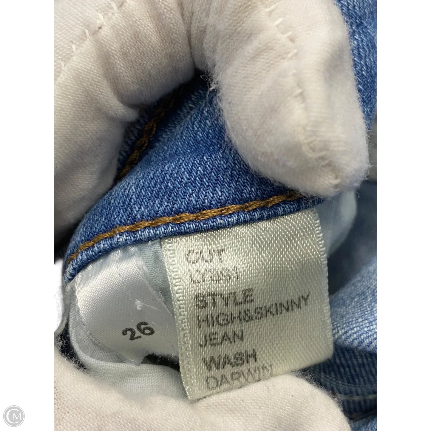 Jeans Skinny By Reformation In Blue Denim, Size: 2