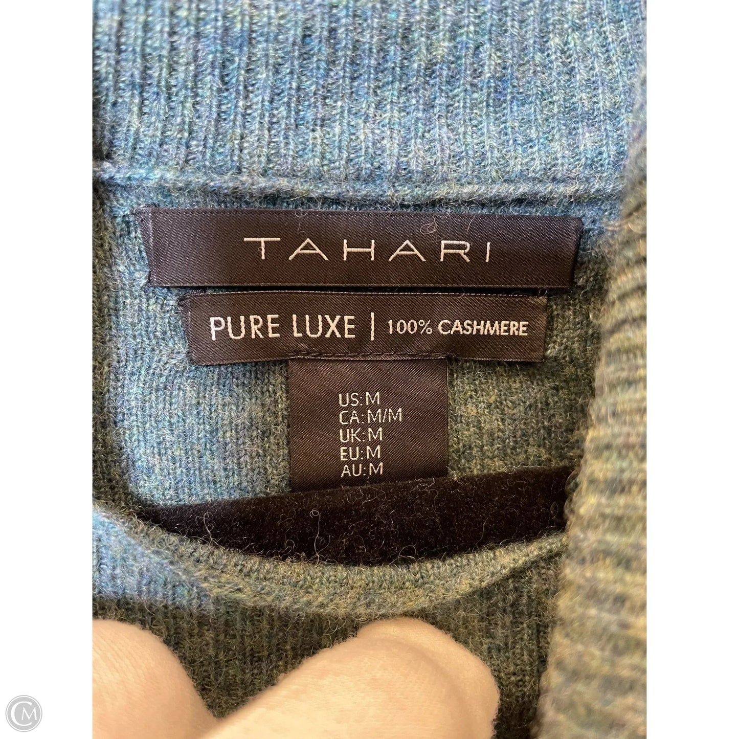 Sweater Cashmere By Tahari In Green, Size: M
