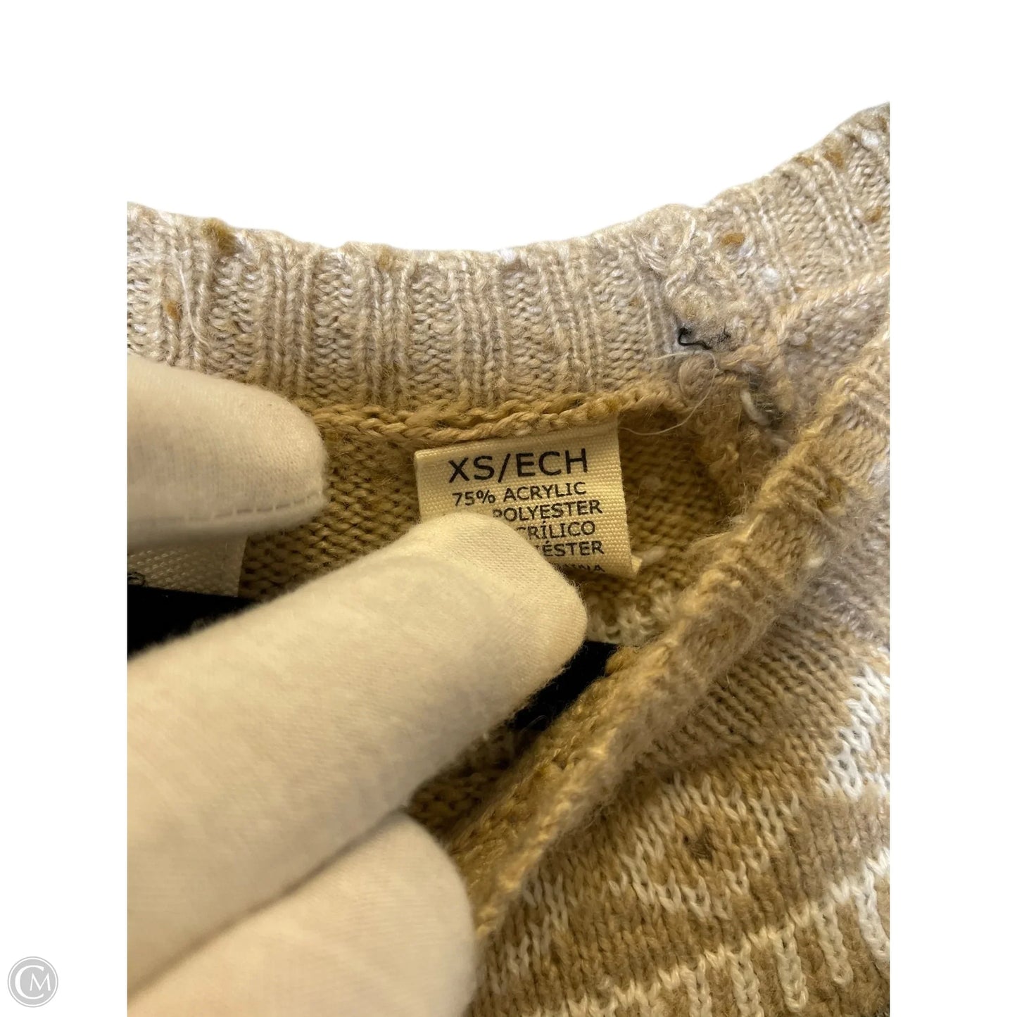 Sweater By Weatherproof In Multi-colored, Size: Xs