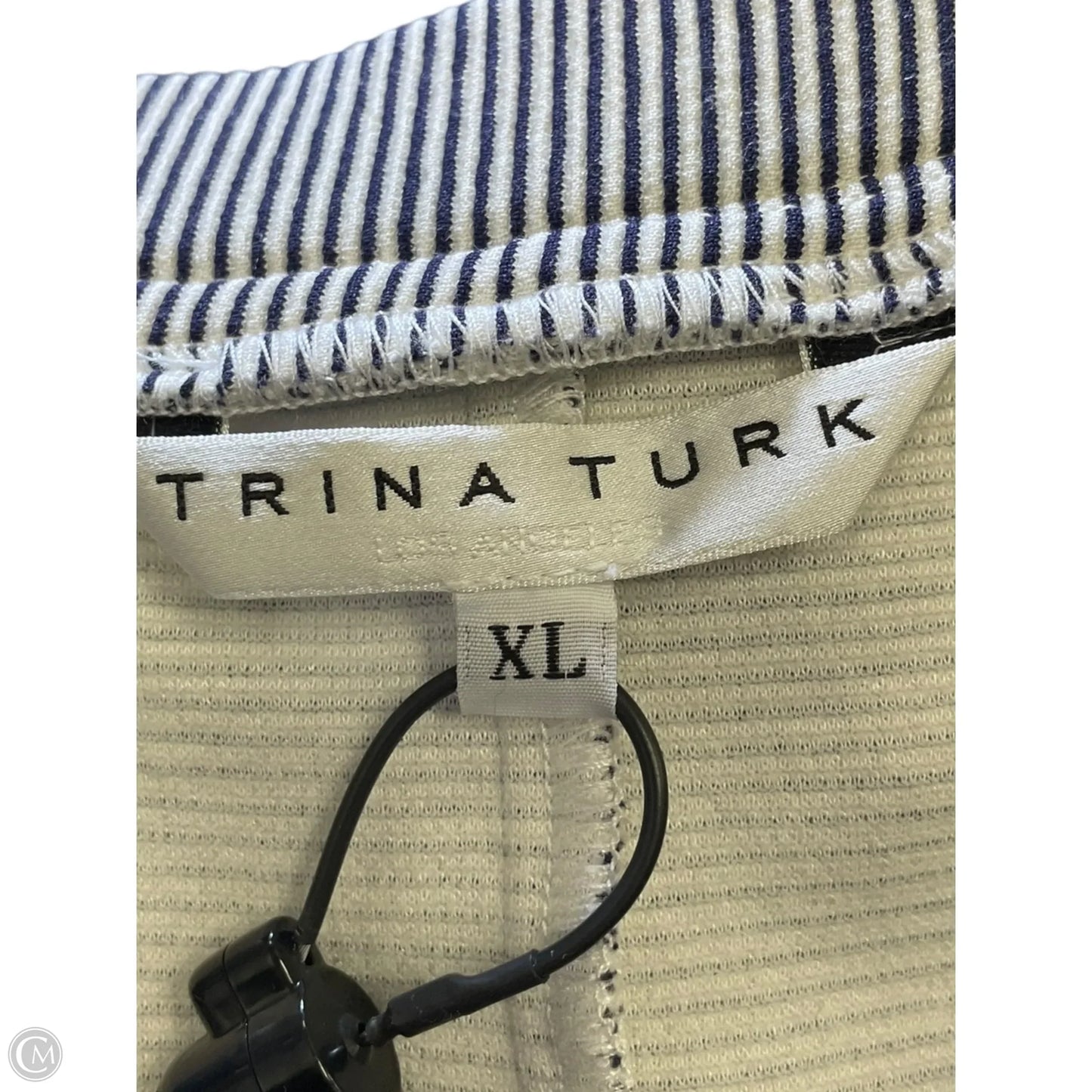 Skirt Maxi By Trina Turk In Black & White, Size: Xl