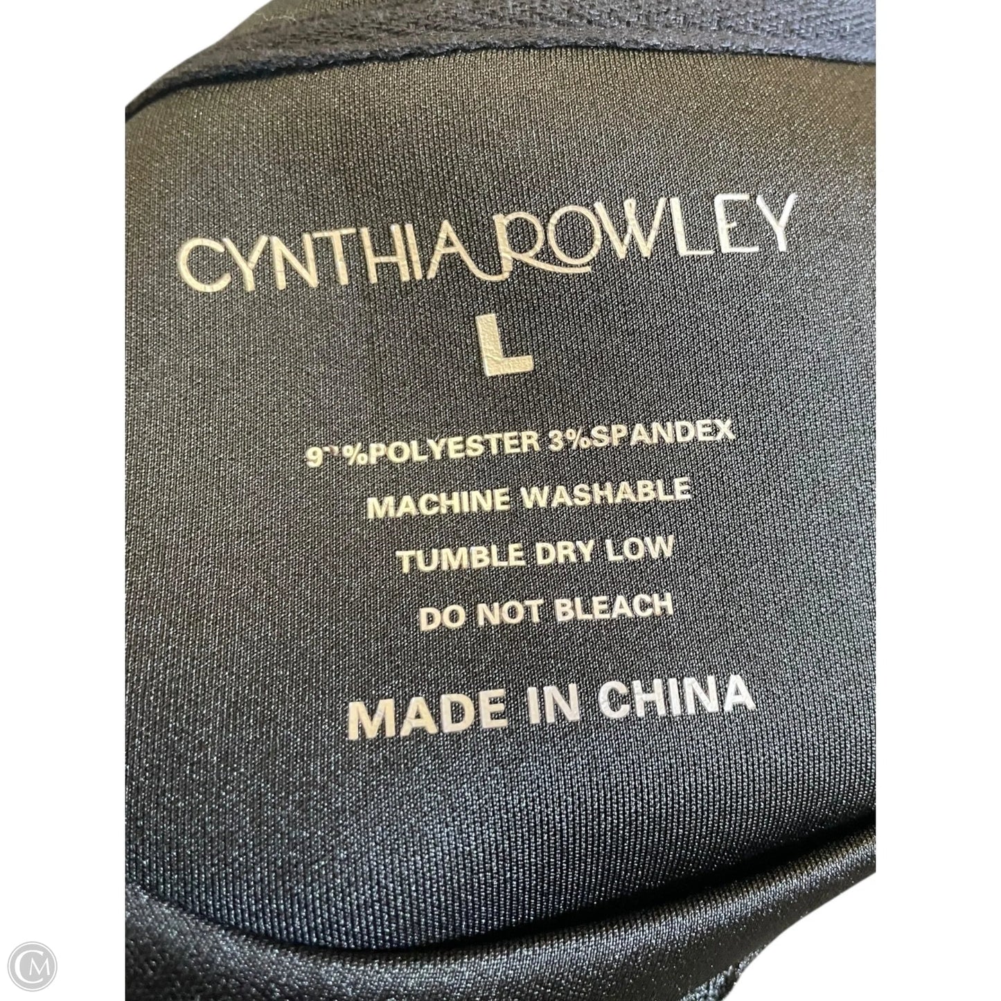 Sweatshirt Collar By Cynthia Rowley In Black, Size: L