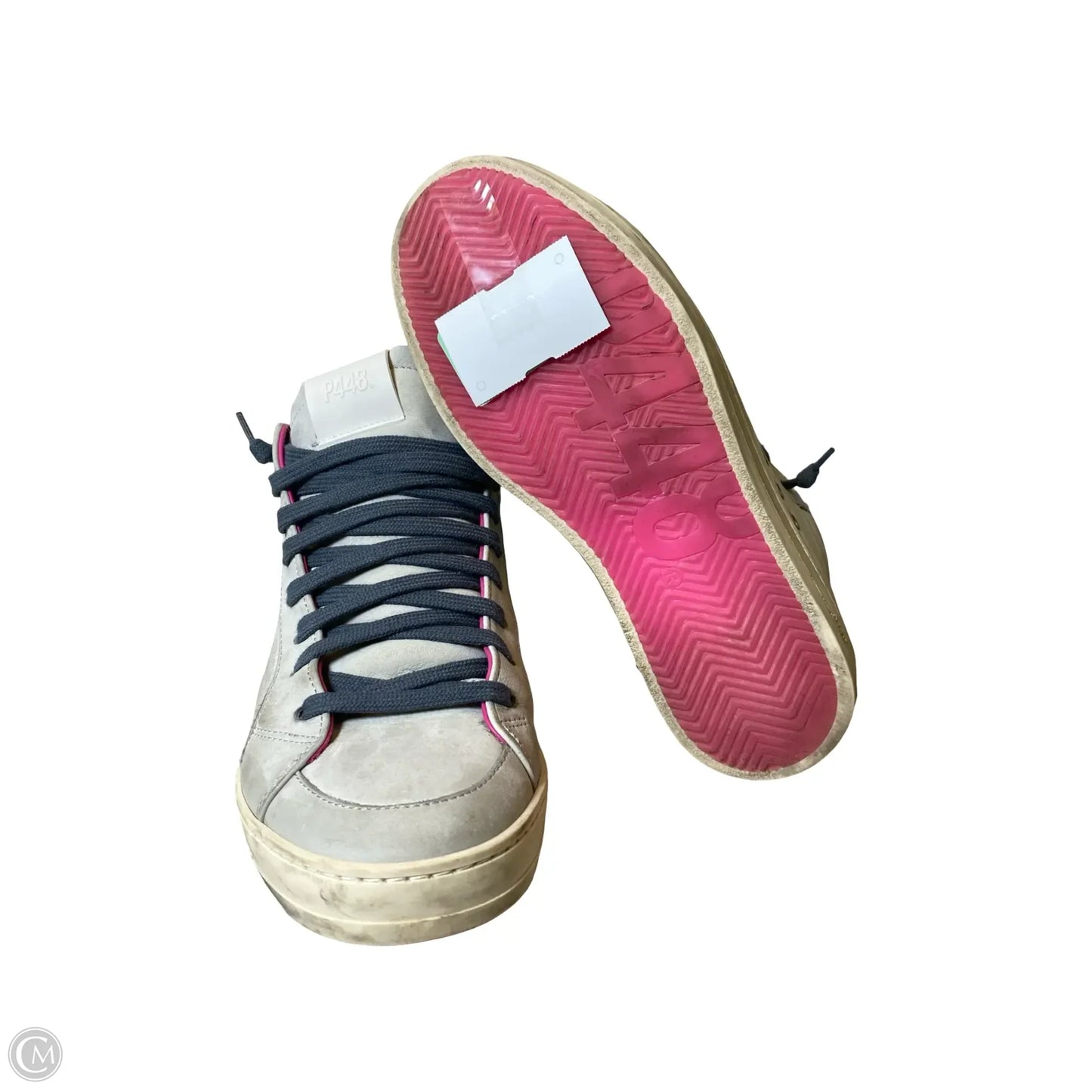 Shoes Sneakers By P448 In Grey, Size: 6.5