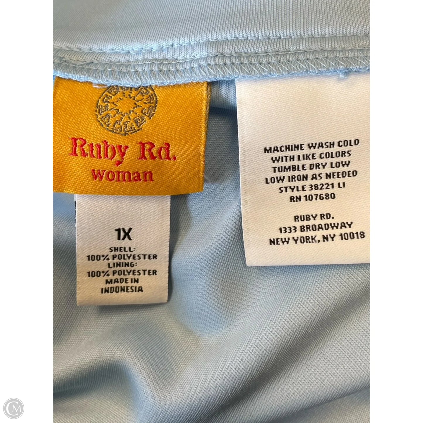 Skirt Midi By Ruby Rd In Blue, Size: 1x