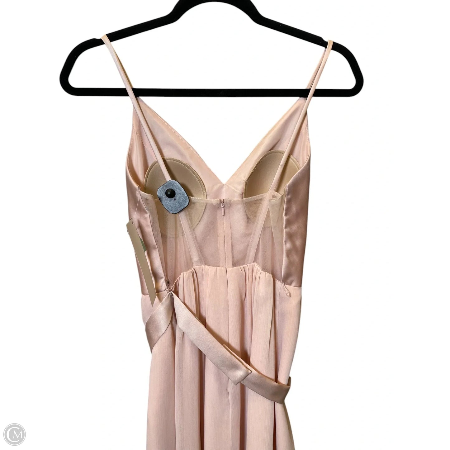Dress Designer By Vera Wang In Peach, Size: 0