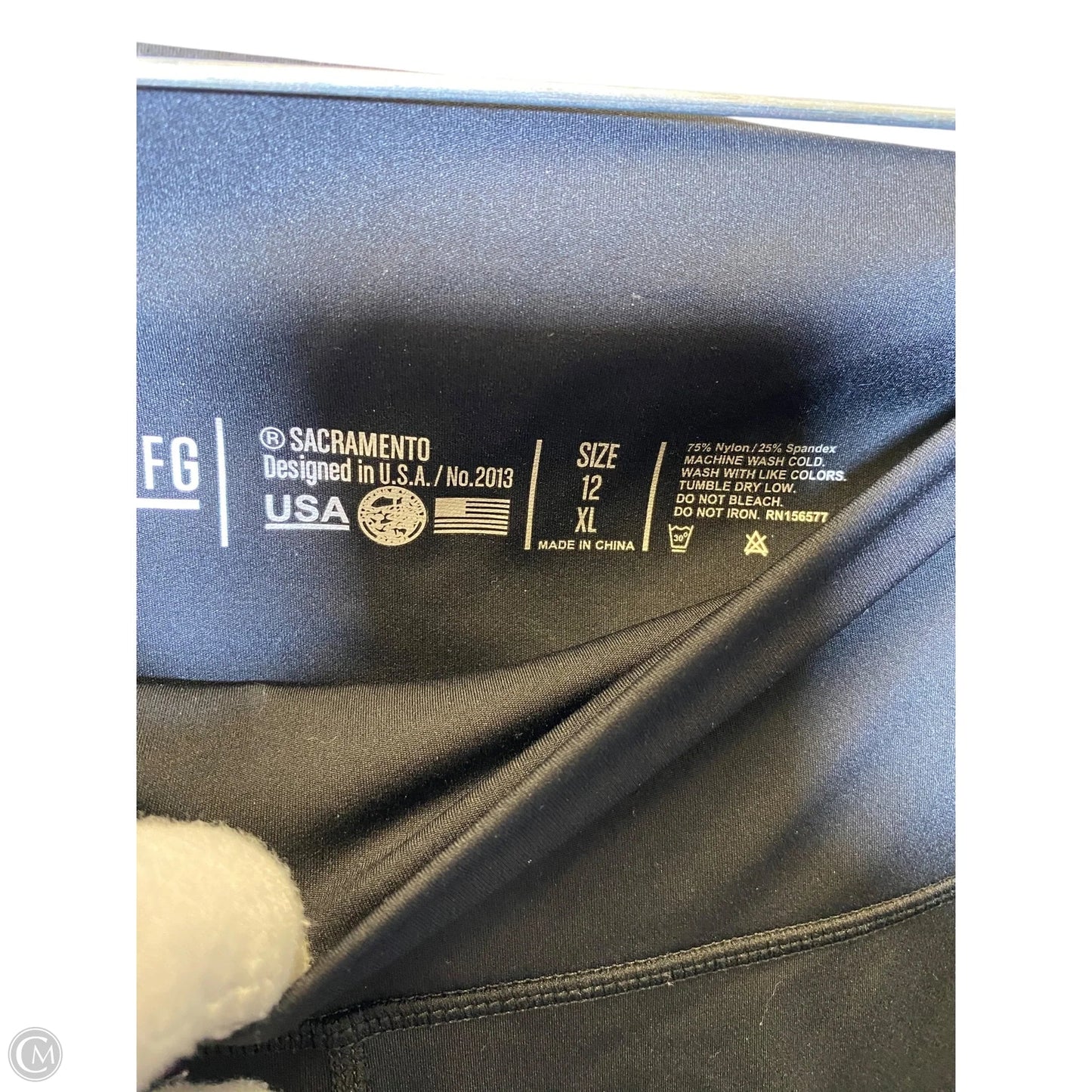 Athletic Leggings By Clothes Mentor In Black, Size: Xl