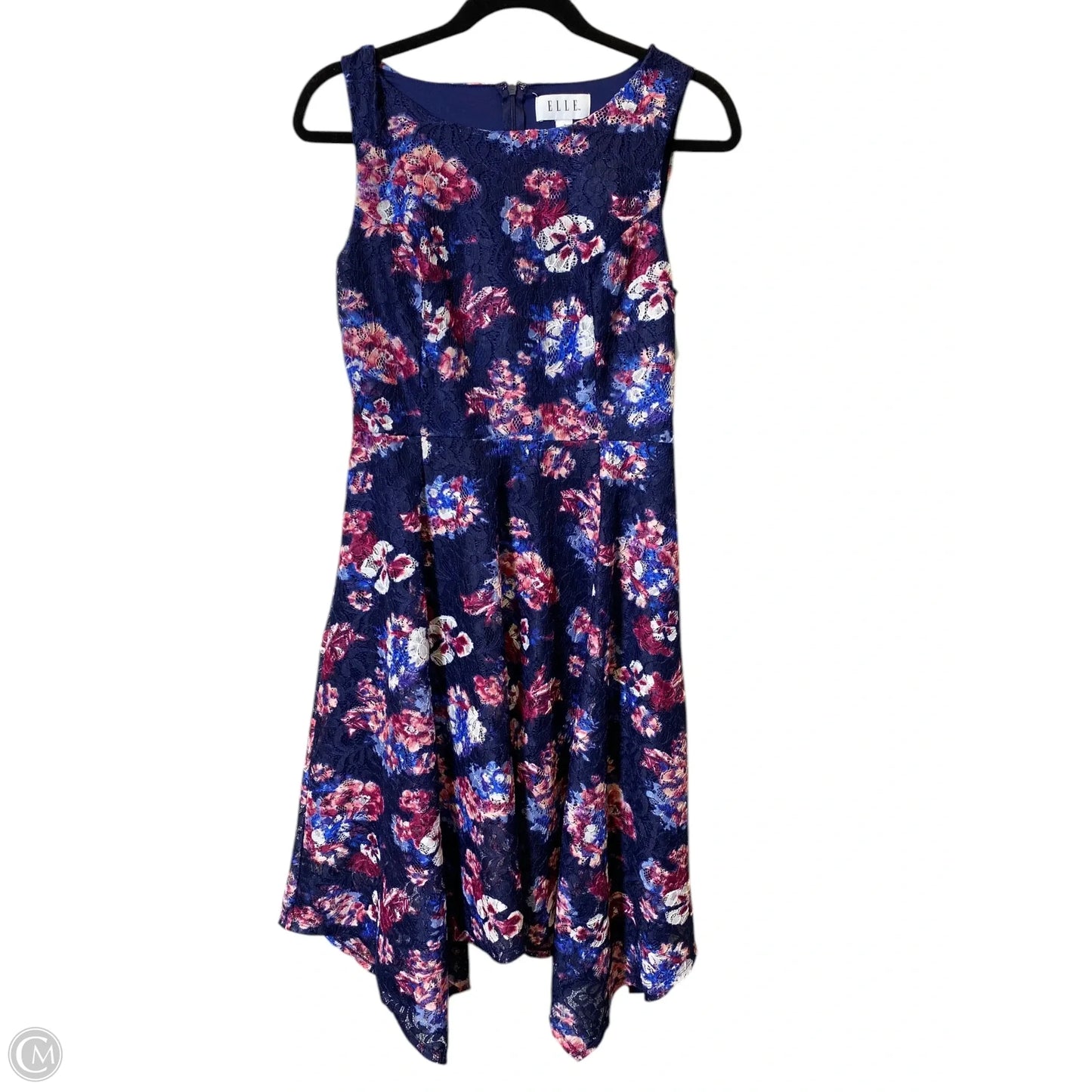 Dress Casual Midi By Elle In Multi-colored, Size: S