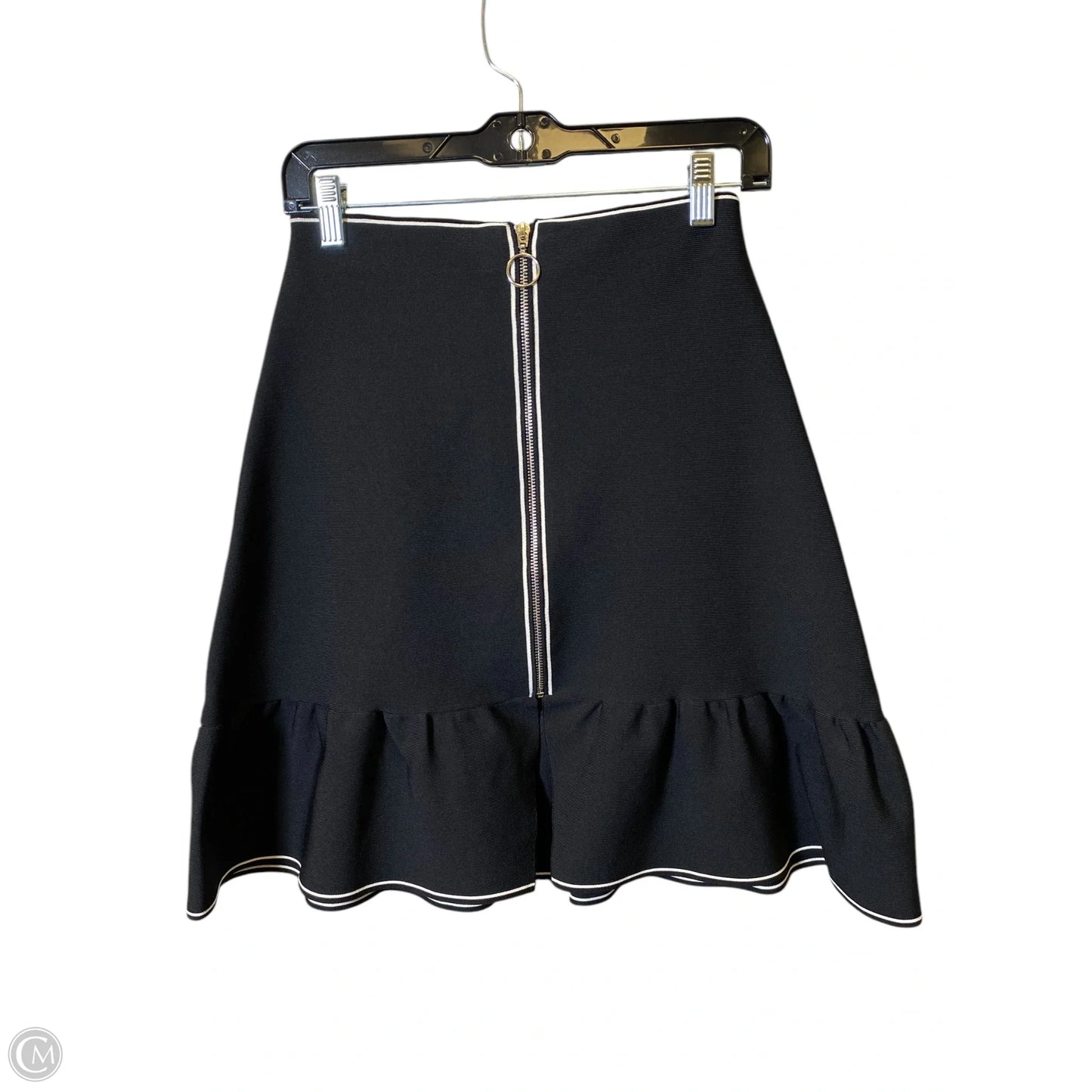 Skirt Designer By Sandro In Black, Size: Xs