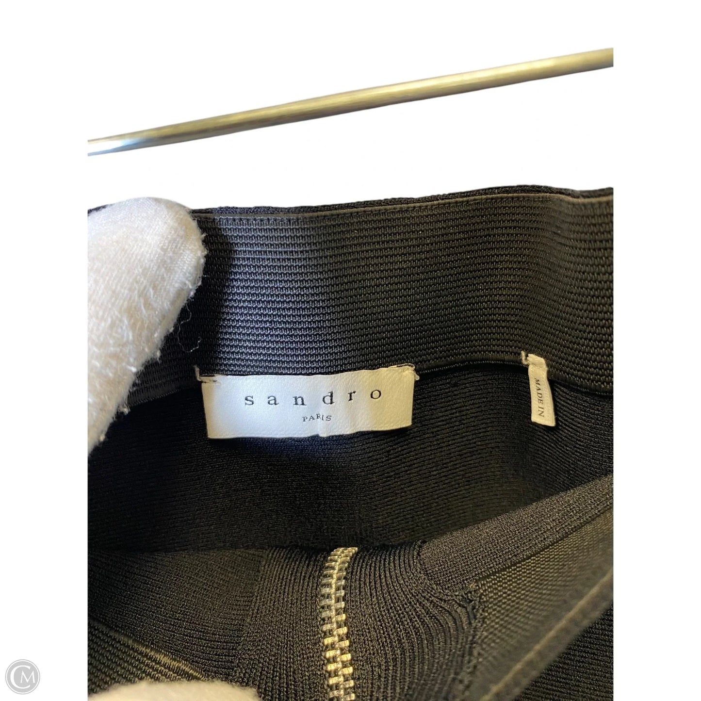 Skirt Designer By Sandro In Black, Size: Xs