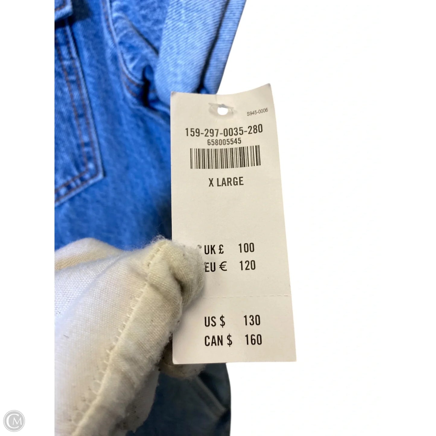 Overalls By Abercrombie And Fitch In Blue Denim, Size: Xl